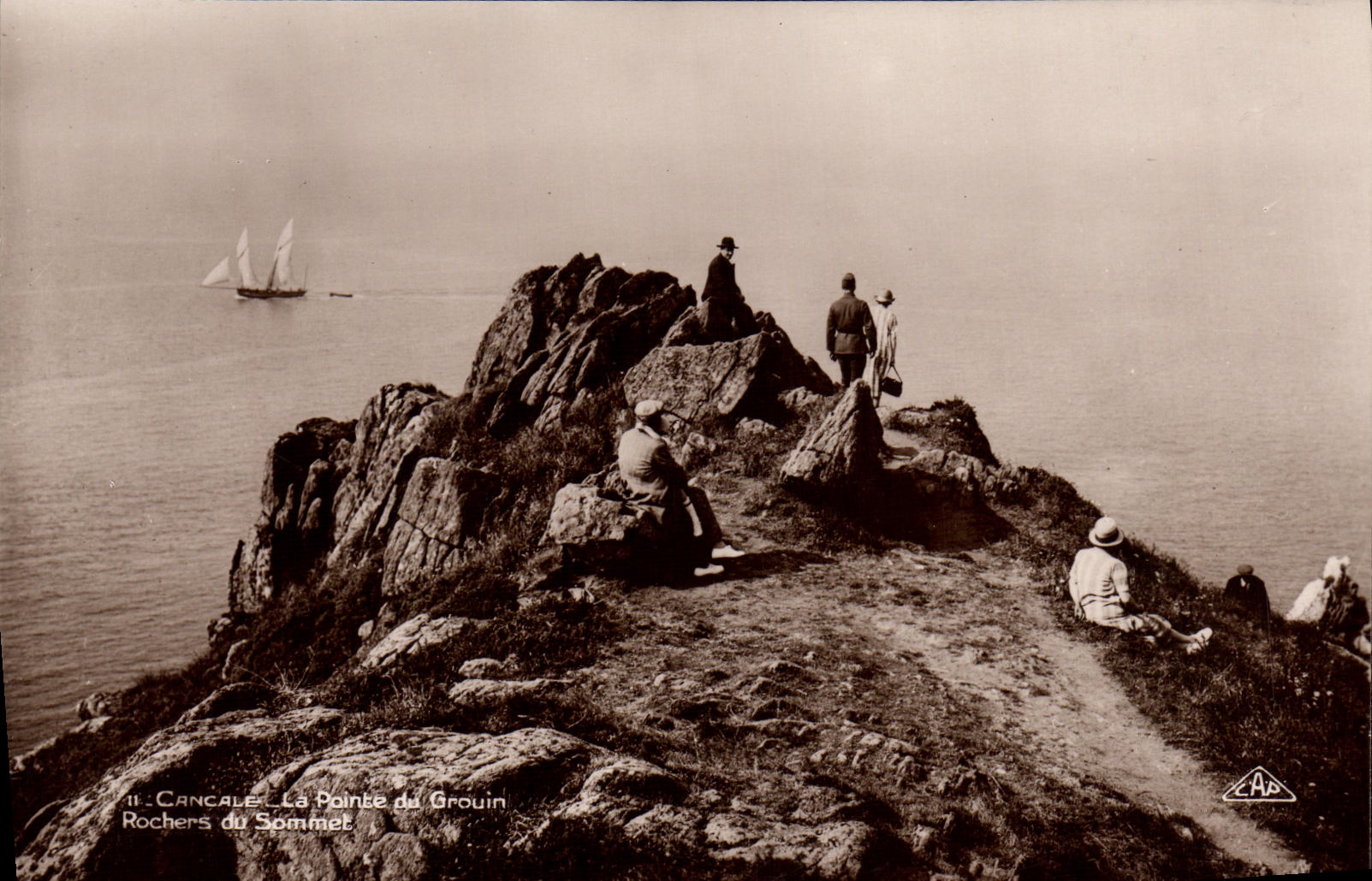 CPA Cancale La Pointe du Grouin Rochers du Sommet