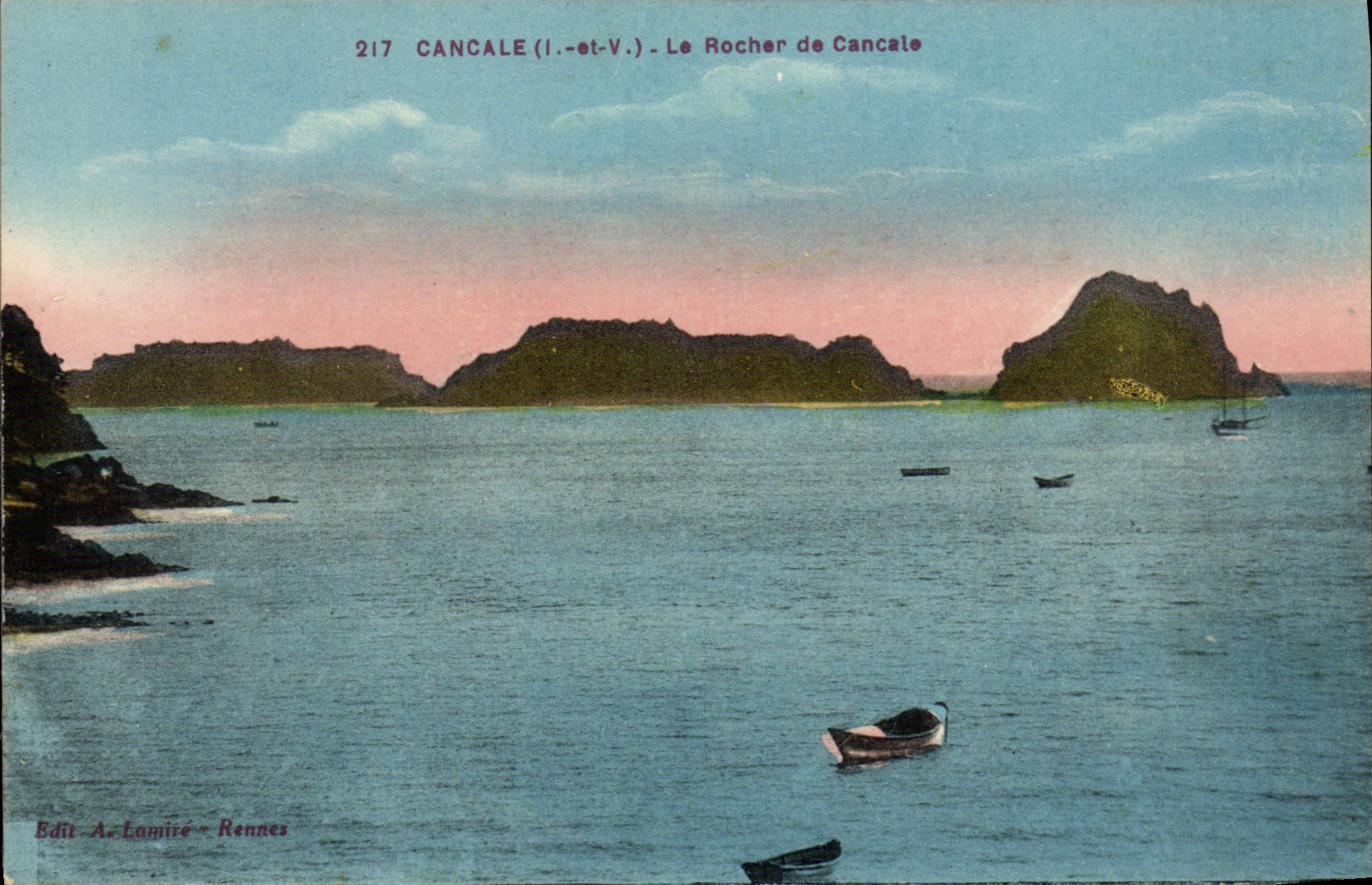 CPA Cancale Le Rocher de Cancale 