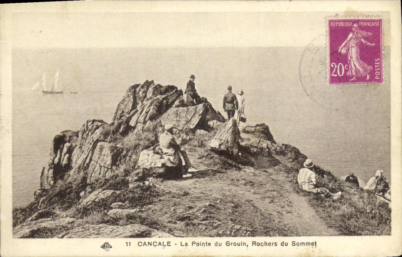 CPA Cancale La Pointe du Grouin Rochers du Sommet