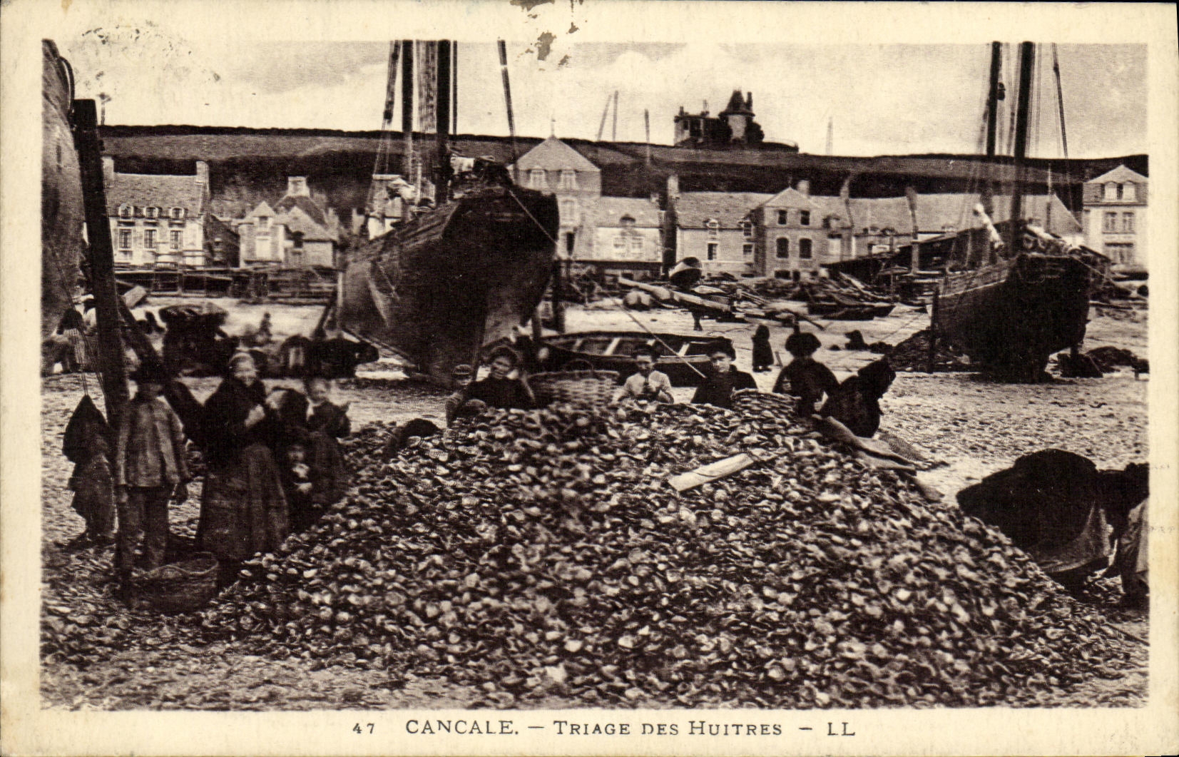 CPA Cancale Triage des Huitres Ostreiculture