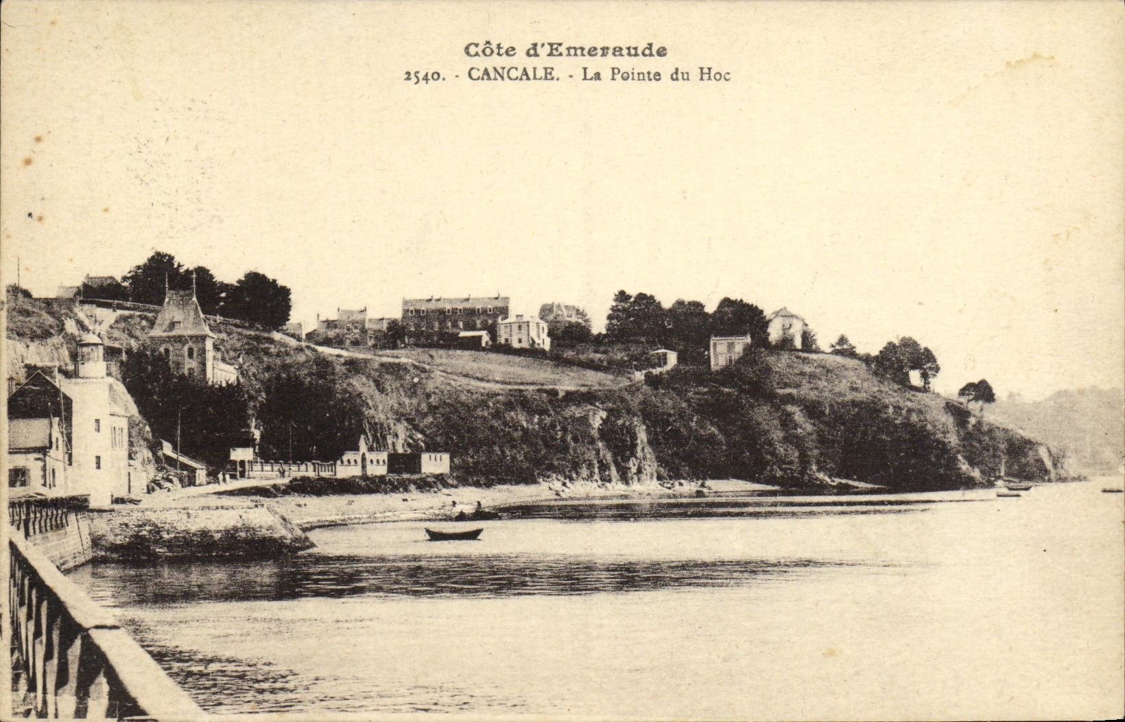 VINTAGE POSTCARD Cancale the Point of Hoc