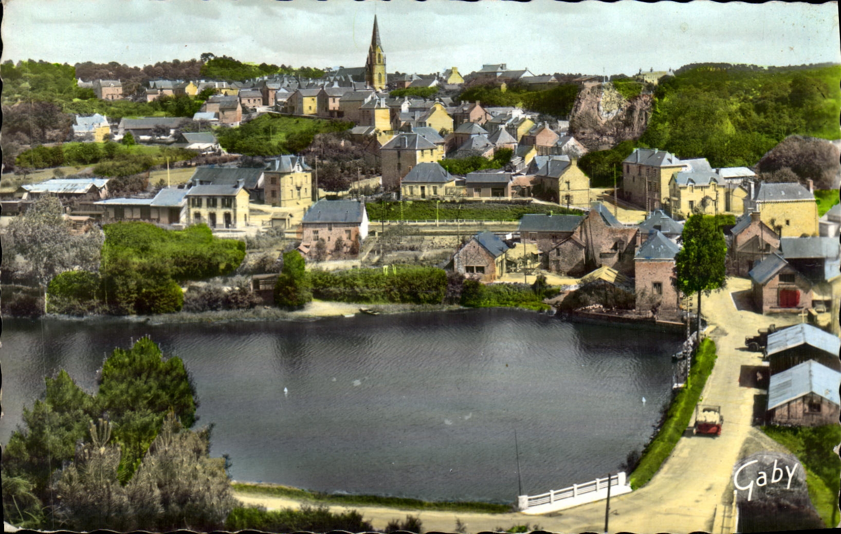 CPM Chatillon En Vendelais Vue Generale Et l Etang