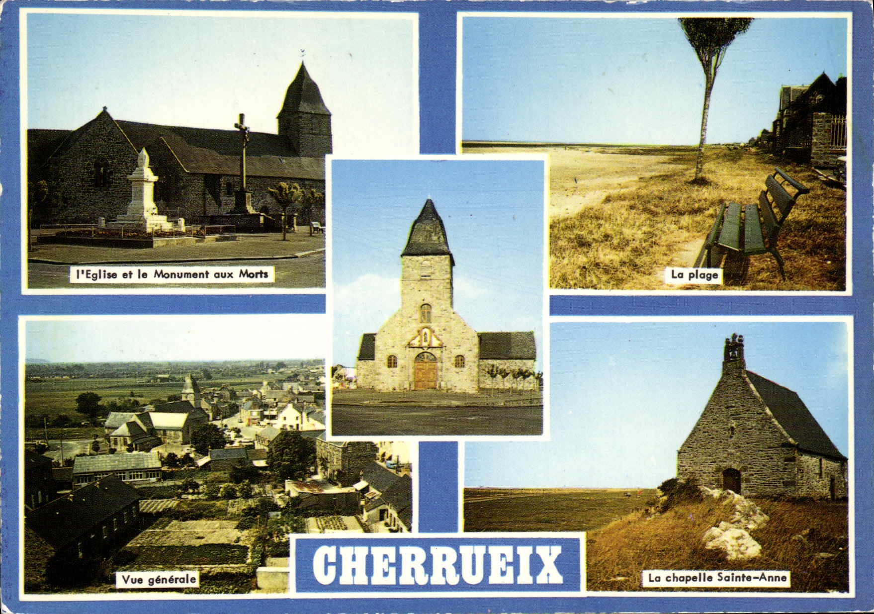 MODERN CARD Cherrueix La Chapelle Sainte Anne
