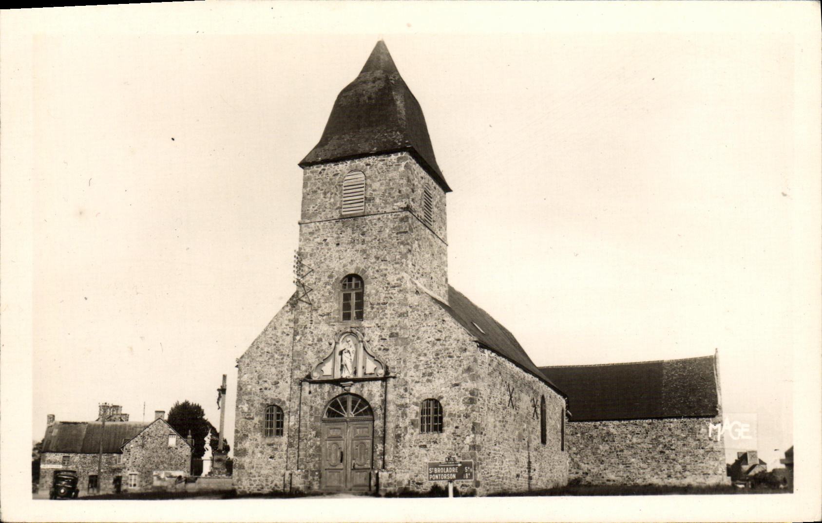MODERN CARD Surroundings Of Fraud Of Brittany Cherrueix Church