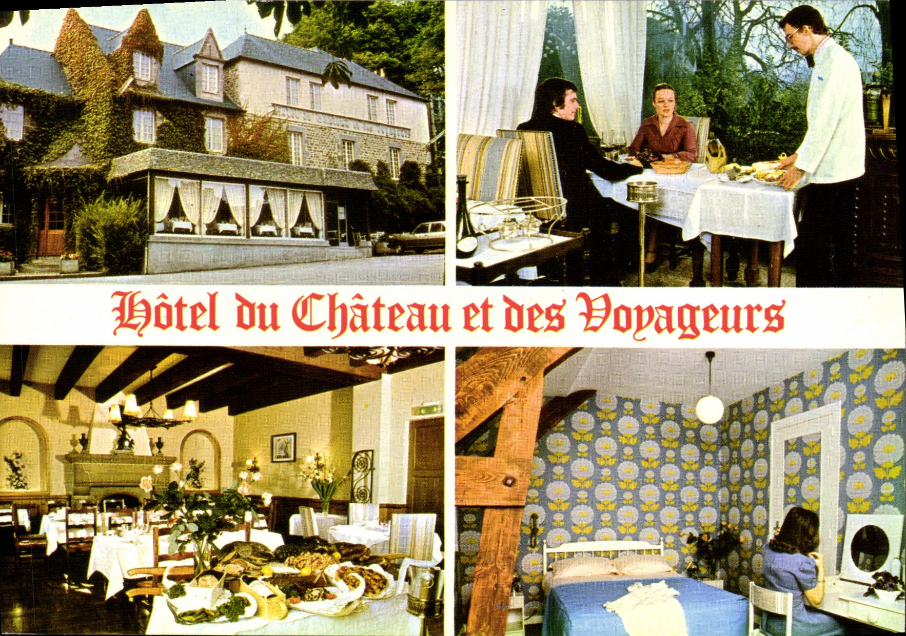 MODERN CARD Hotel Of the Castle And the Combourg travellers