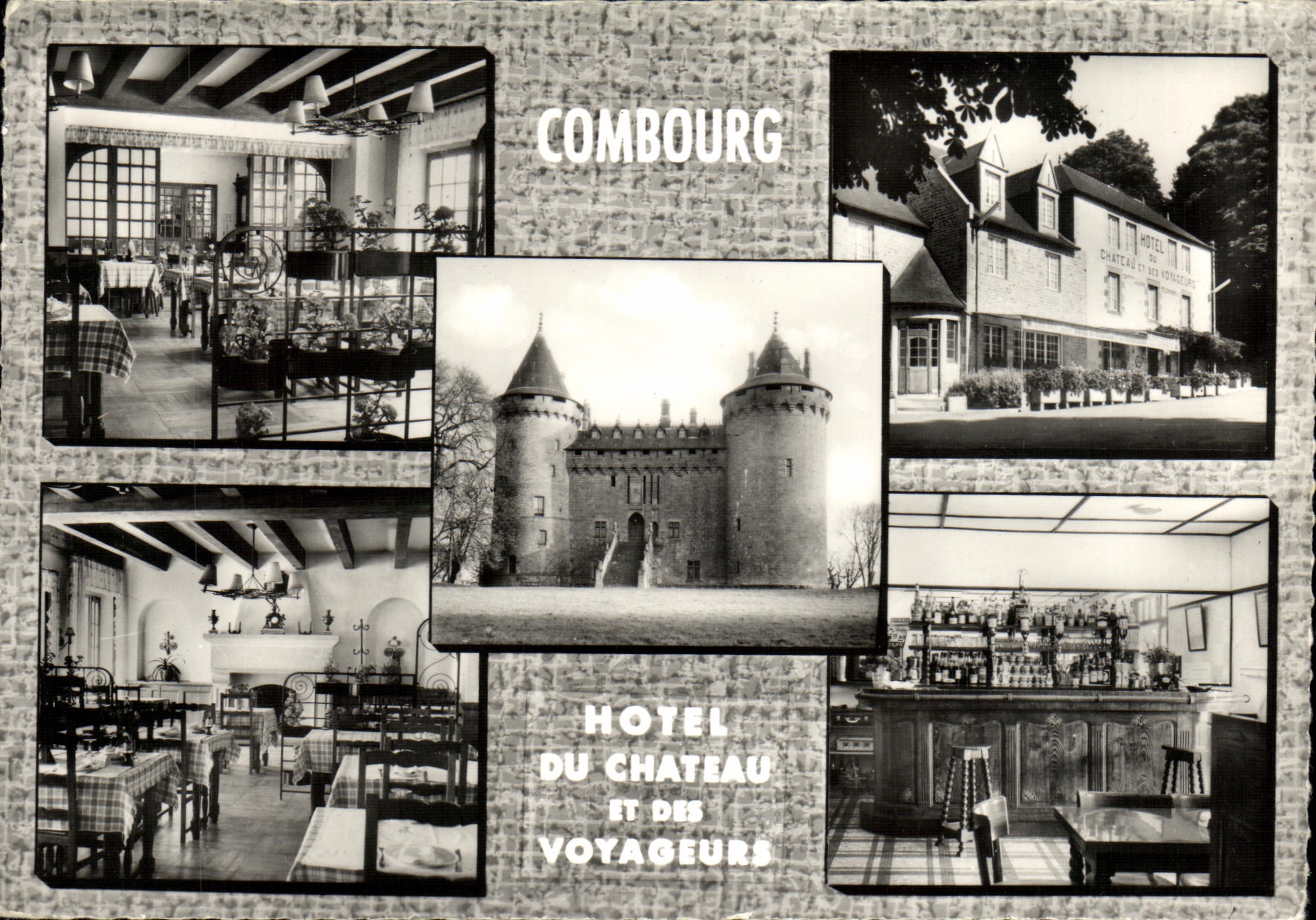 CPM Hotel Du Chateau Et Des Voyageurs Chaudron Combourg Vue Panoramique Sur Le Lac