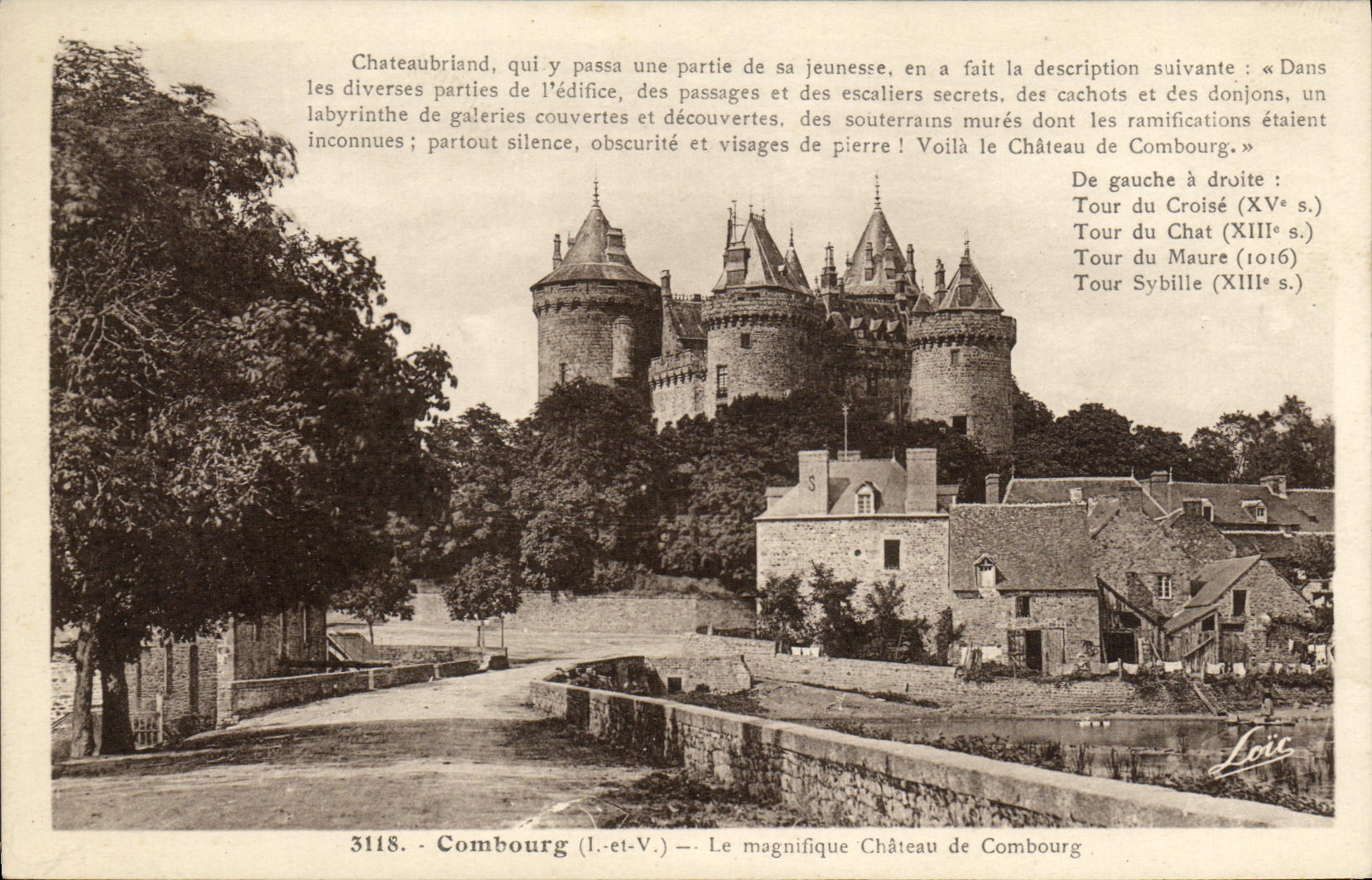 CPA Combourg Le Chateau