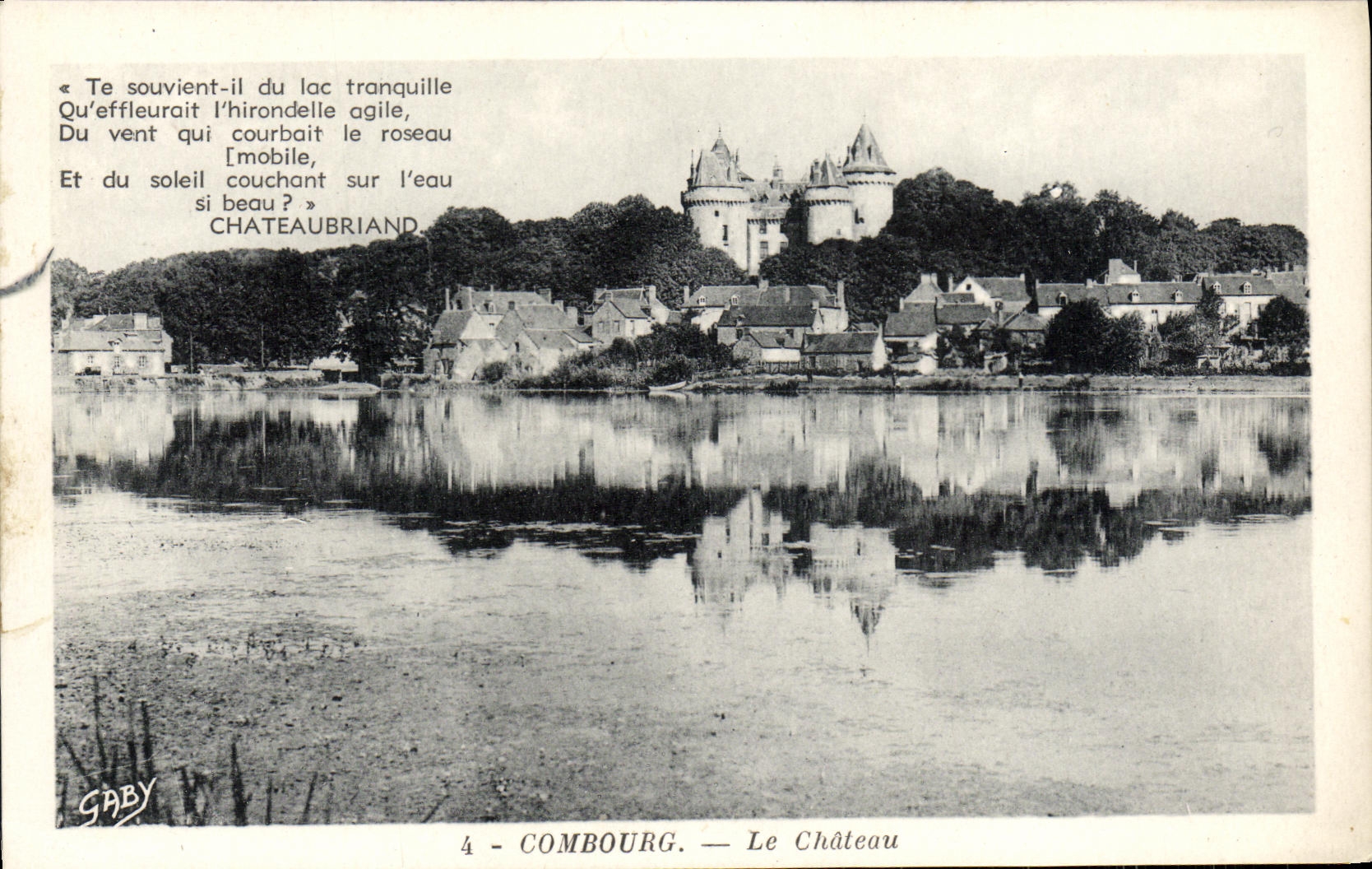 CPA Combourg Le chateau