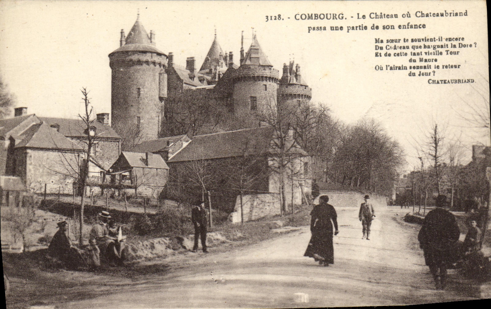 CPA Combourg Le Chateau ou Chateaubriand