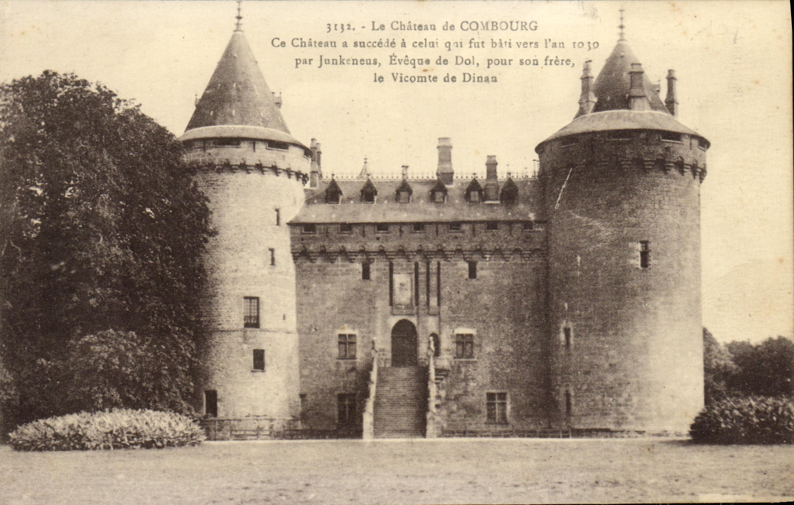 CPA Combourg Le Chateau ou Chateaubriand