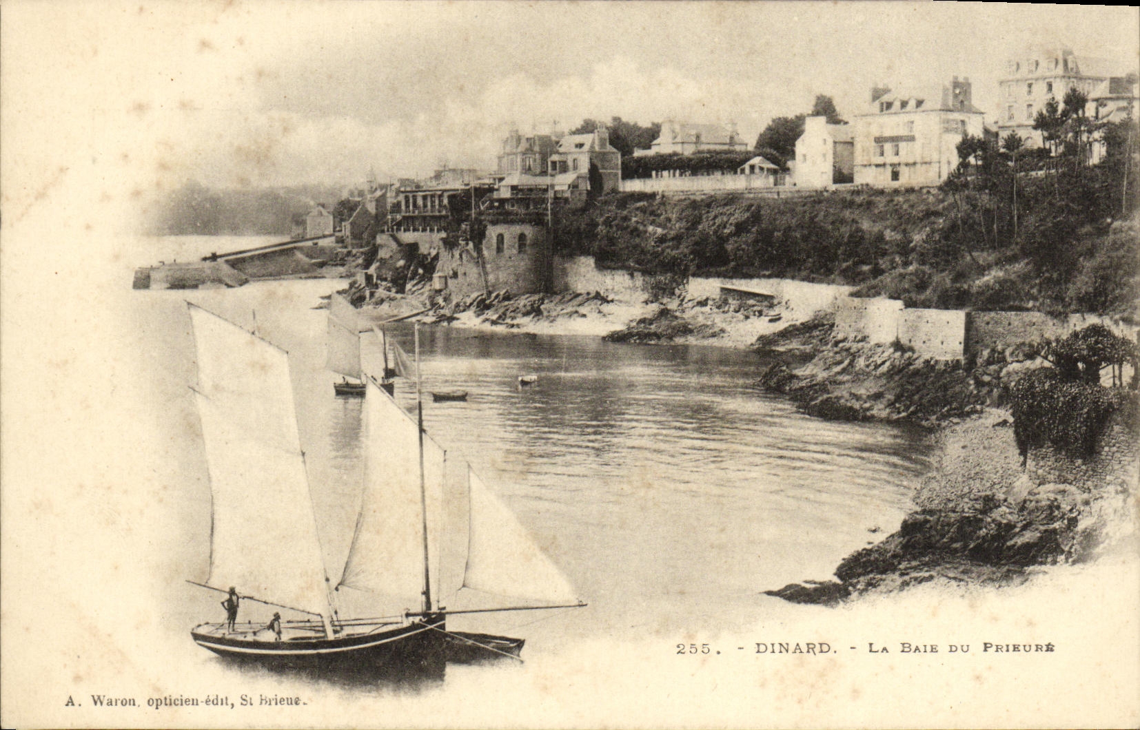 CPA De Dinard La Baie Du Prieure Bateau 