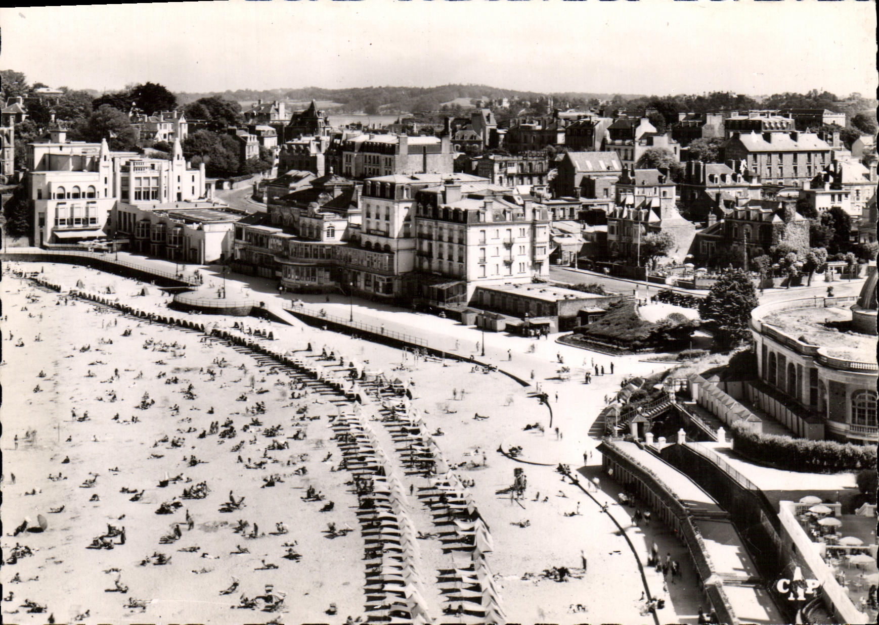 POSTAL MODERNA Dinard el casino la playa y la rancia