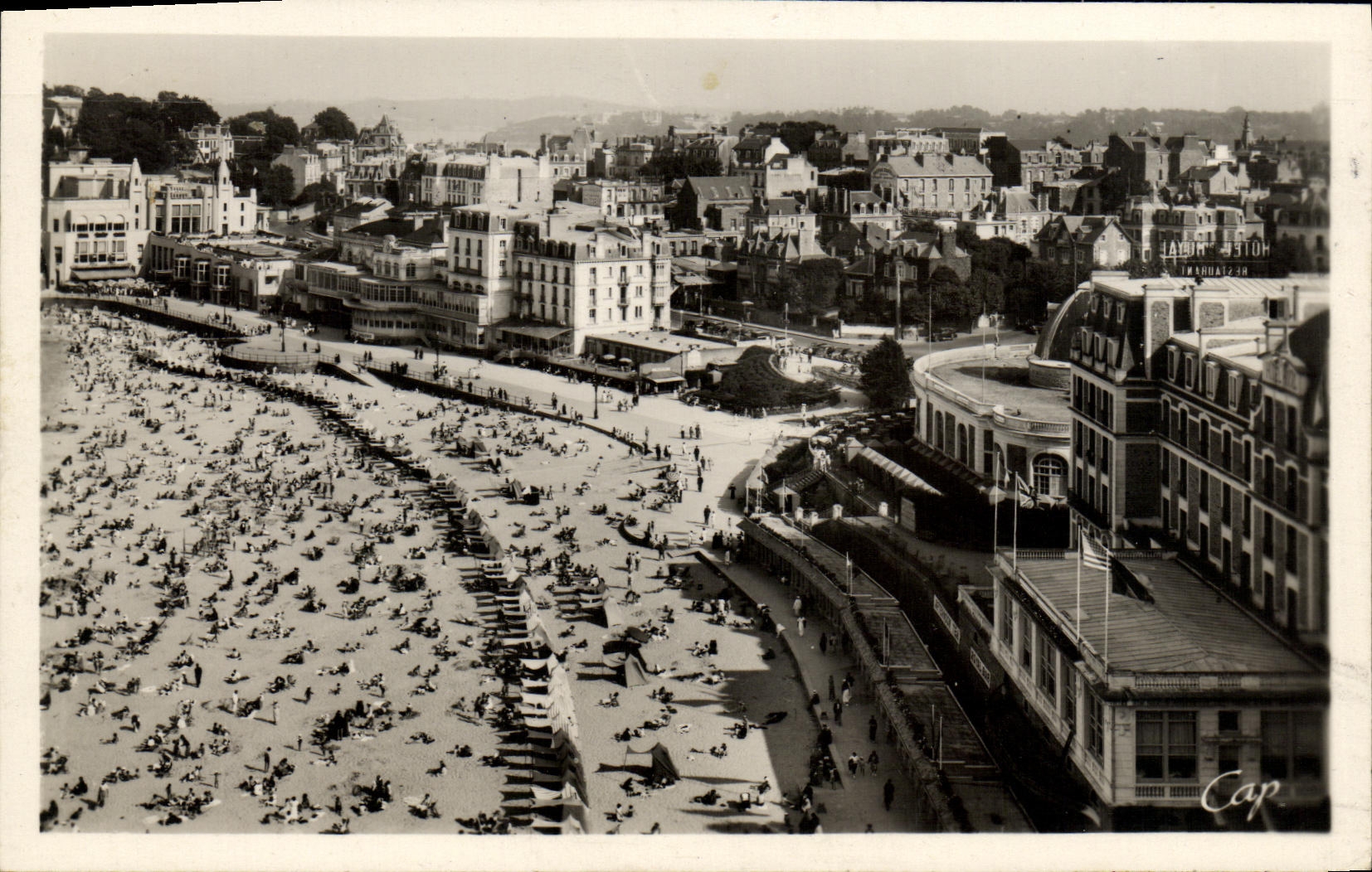 POSTAL MODERNA opinion de Dinard tomada del hotel del gancho