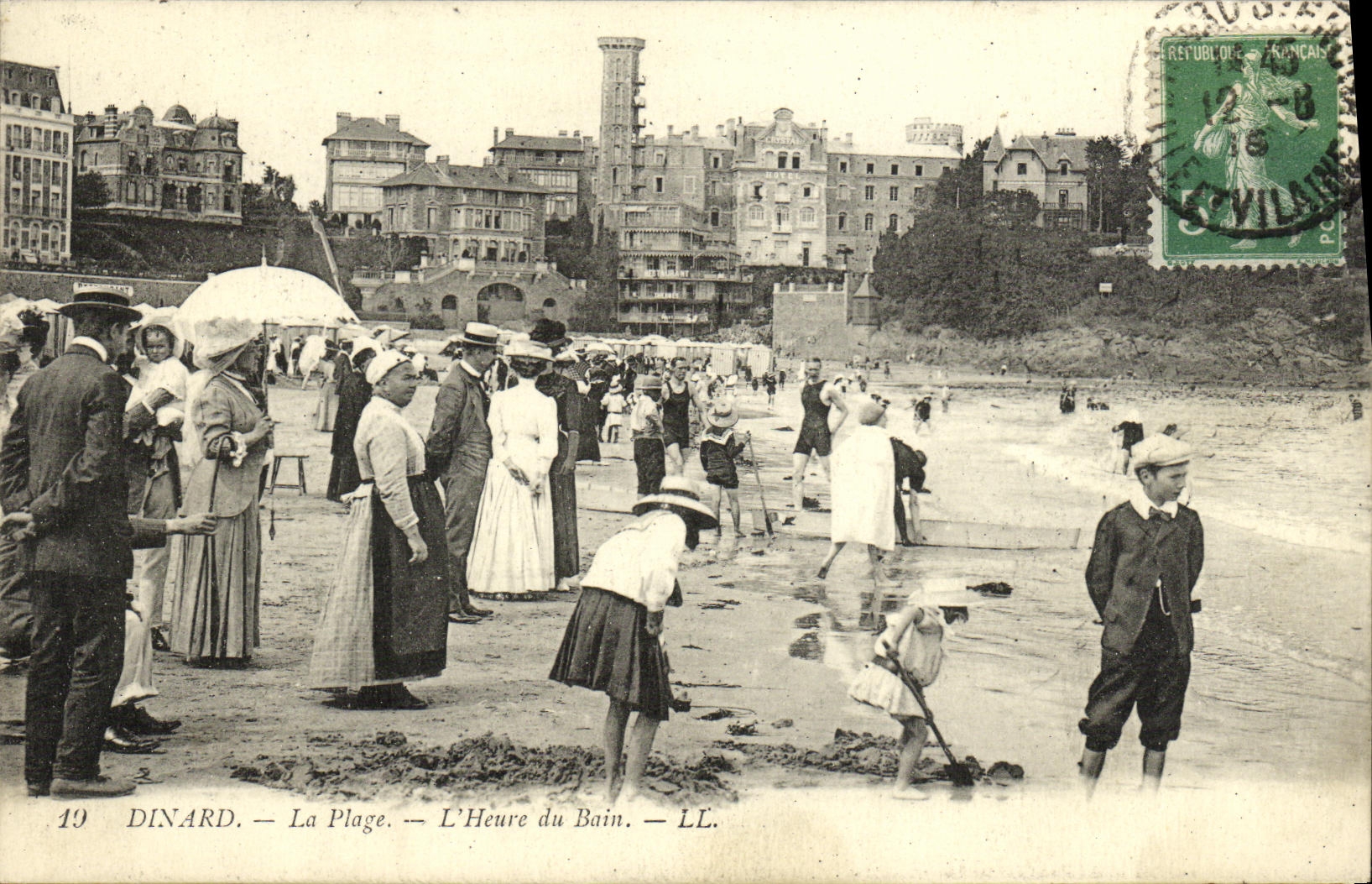 CPA Dinard La Plage L heure du bain 