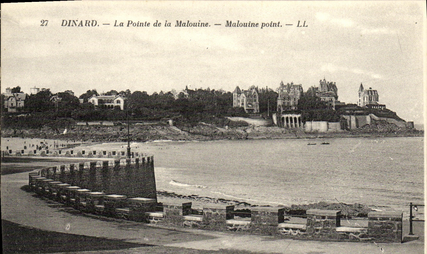 CPA Dinard La Plage et la Malouine
