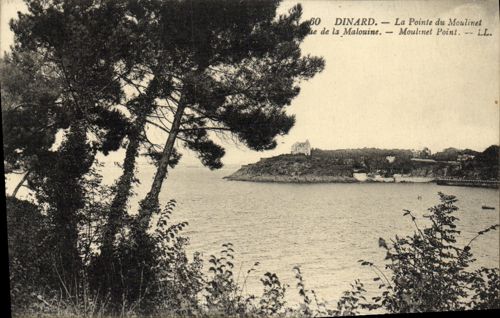 CPA Dinard La Pointe du Moulinet Vued e al Malouine