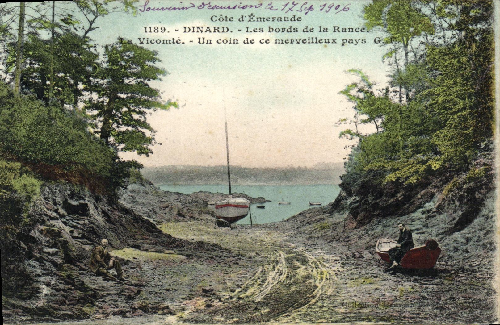 CPA Dinard Les bords de la Rance Vicomte Un coin de ce merveilleux pays