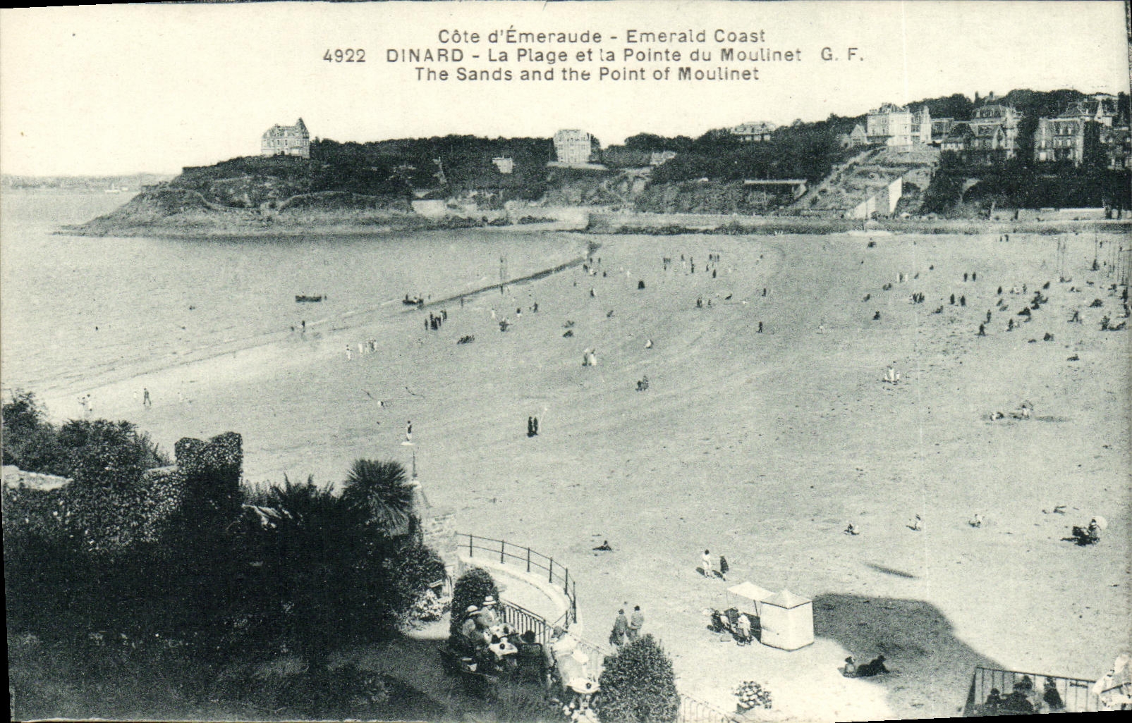 CPA Dinard La Plage et la Pointe du Moulinet