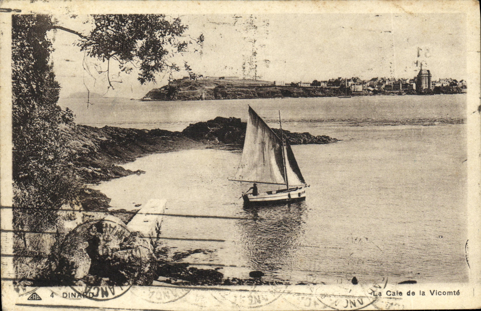 CPA Dinard La Cale de la Vicomte 