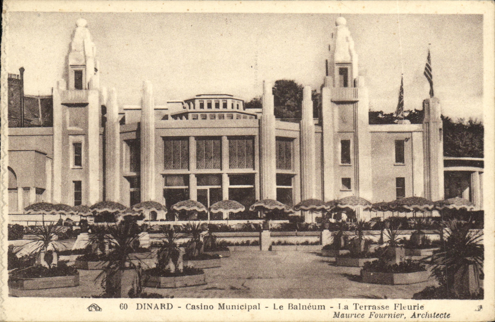 CPA Dinard Casino Municpal Le Balneum La Terrasse Fleurie