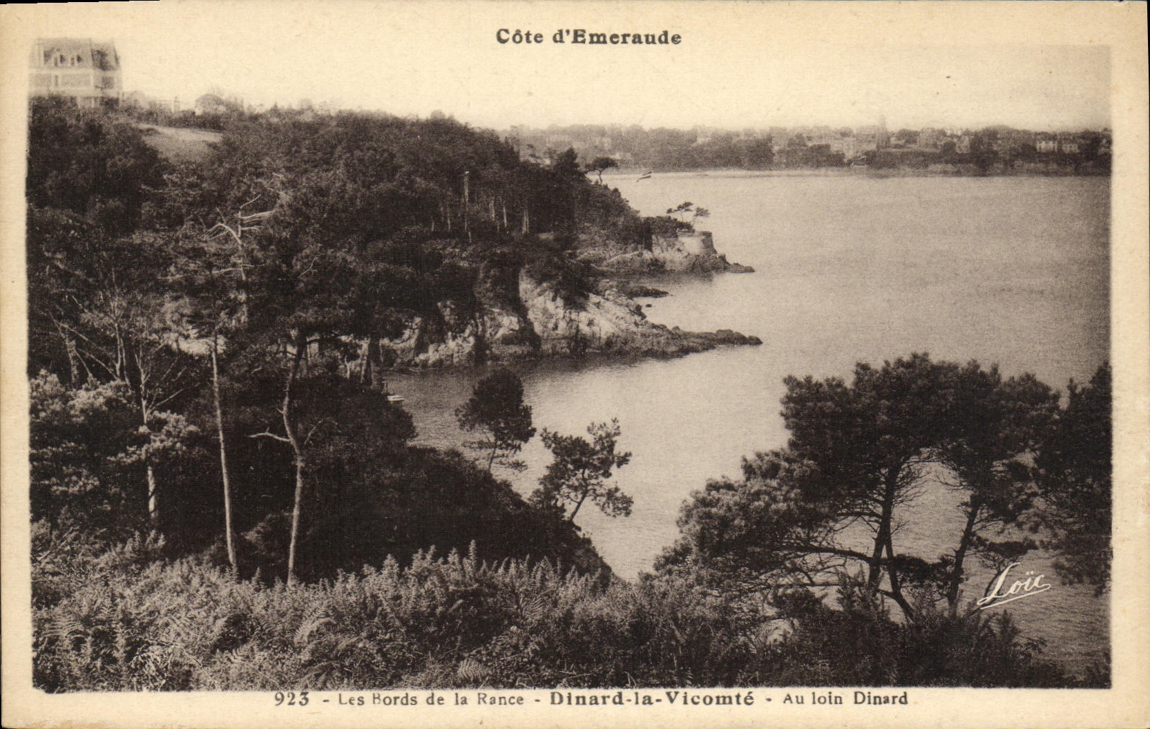 CPA Dinard la Vicomte Au loin Dinard