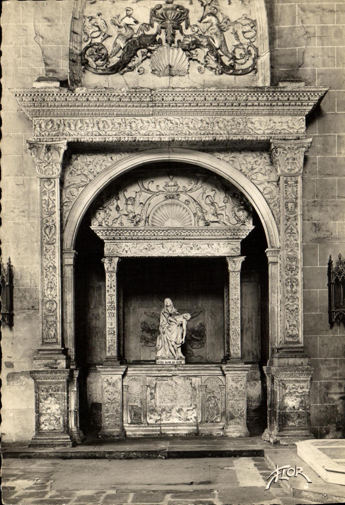 MODERN CARD Fraud of Brittany Tomb of L Bishop Thomas James