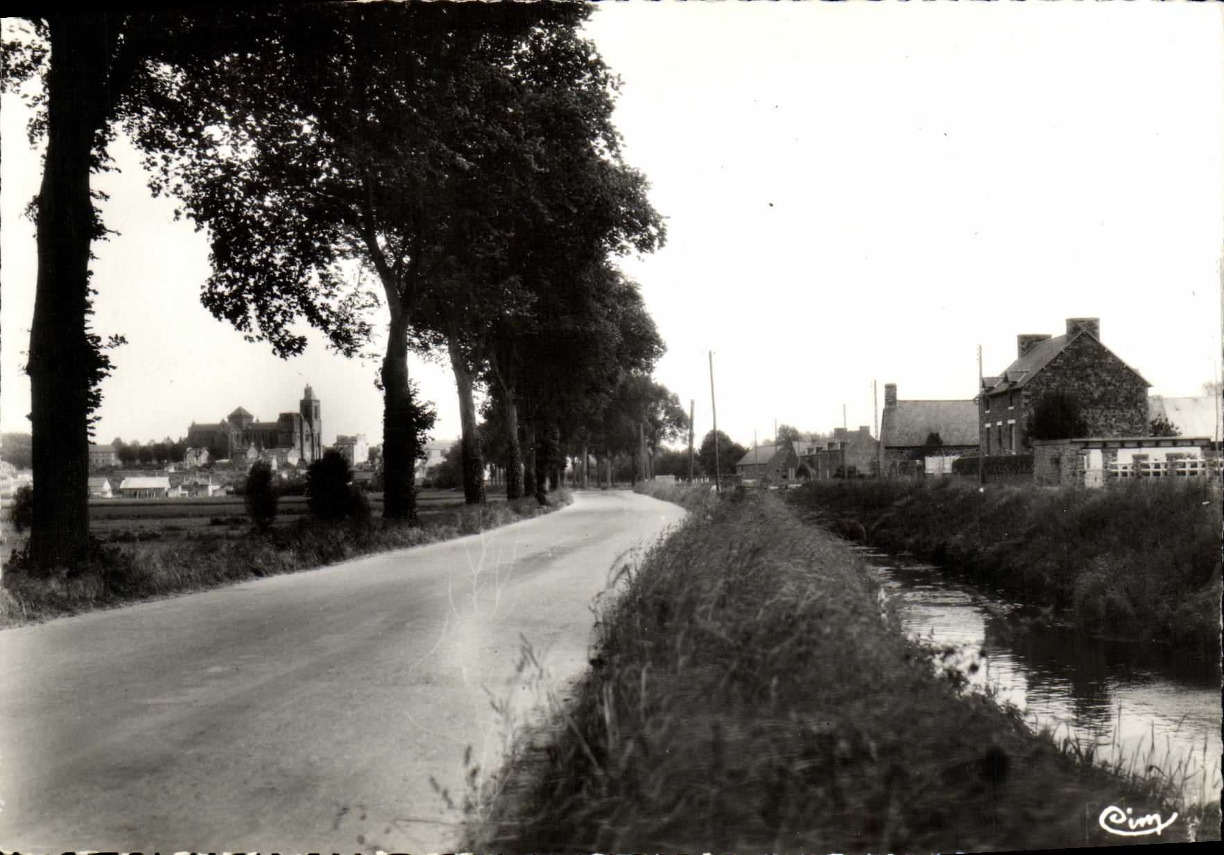 CPM Dol de Bretagne Panorama vu de la route du Vivier