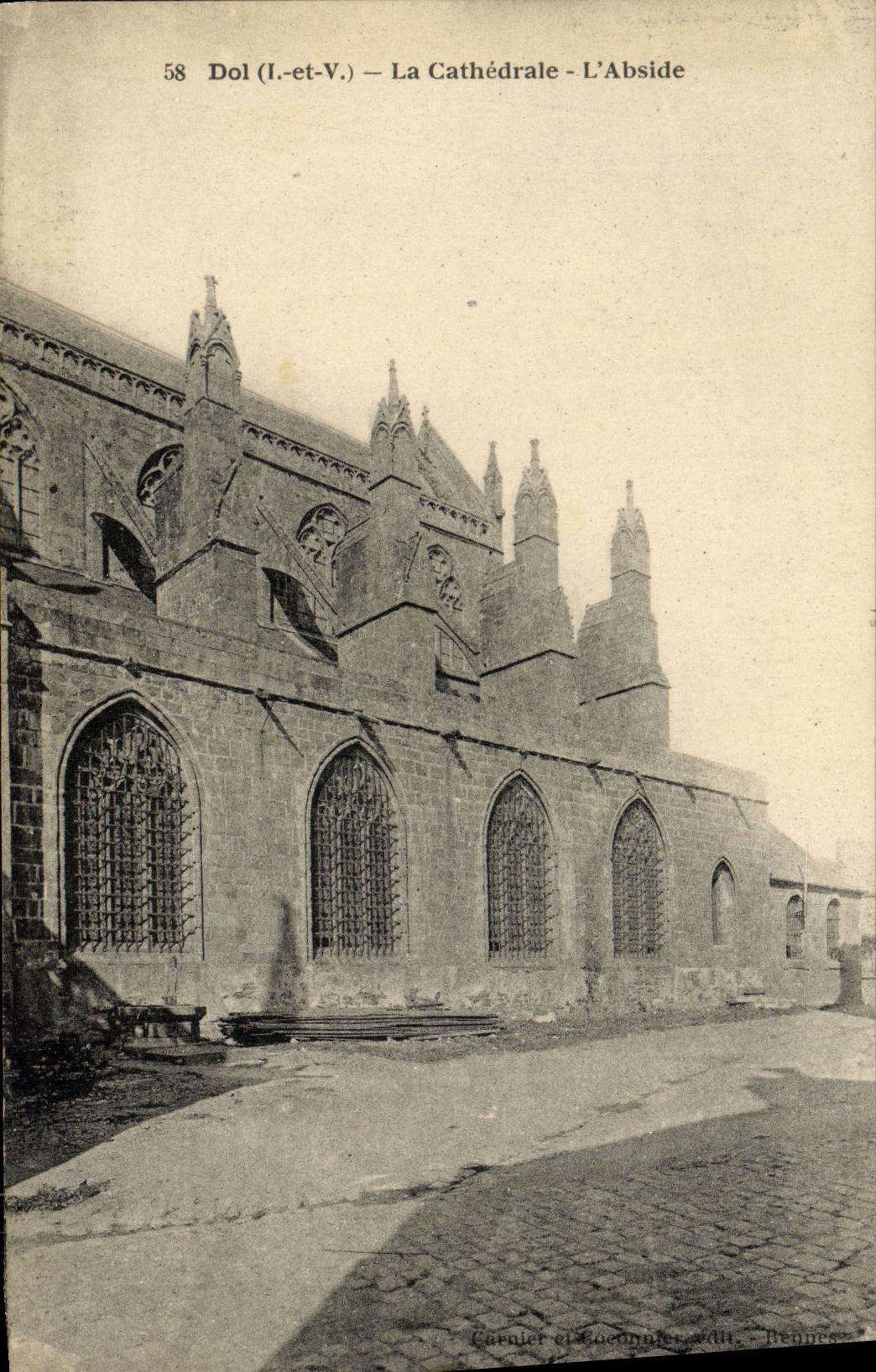 CPA Dol La Cathedrale L Abside