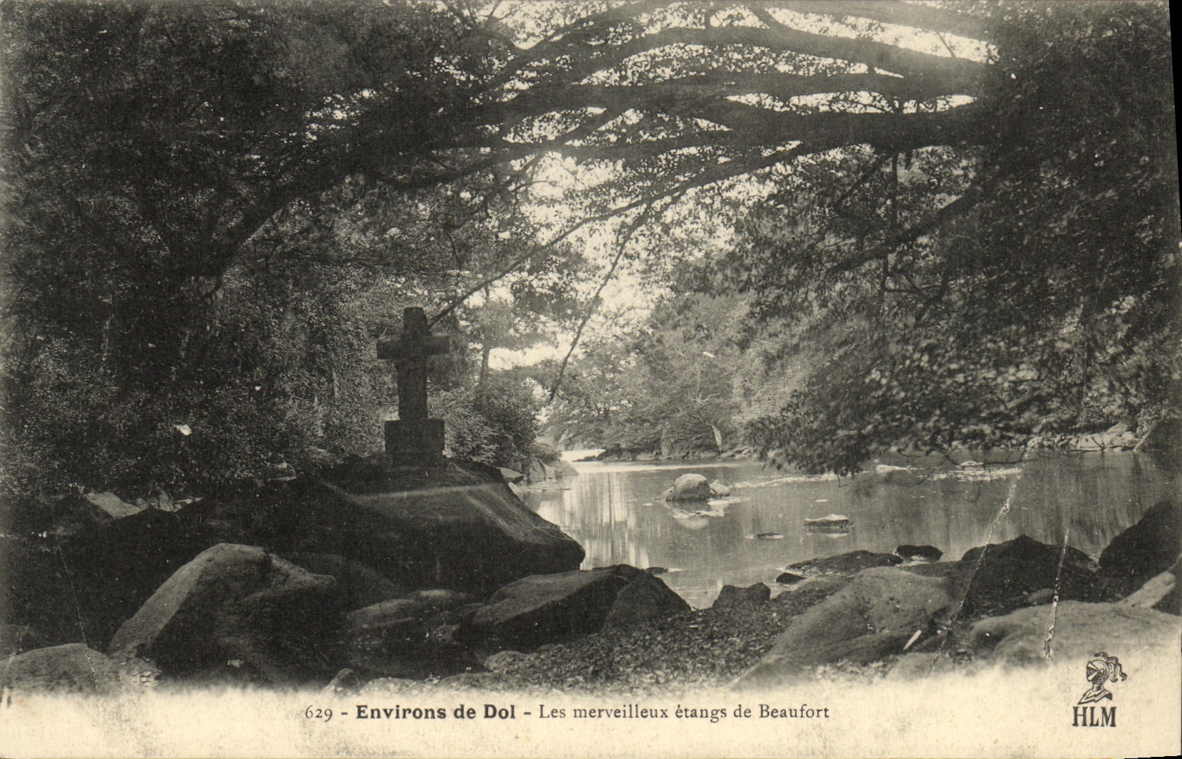 VINTAGE POSTCARD Surroundings of Fraud of Brittany Marvellous Ponds of Beaufort