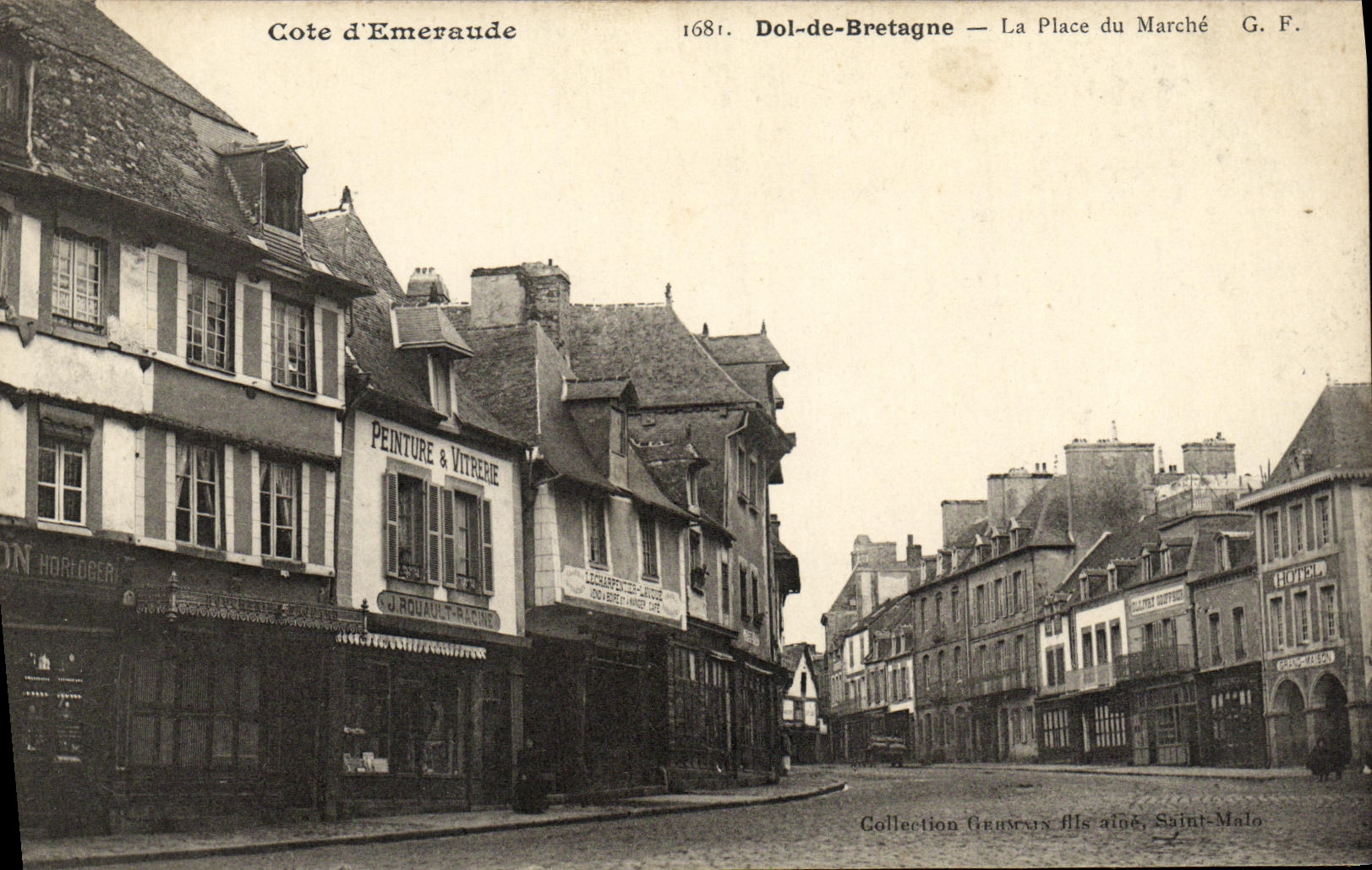 CPA Dol de Bretagne La Place du Marche