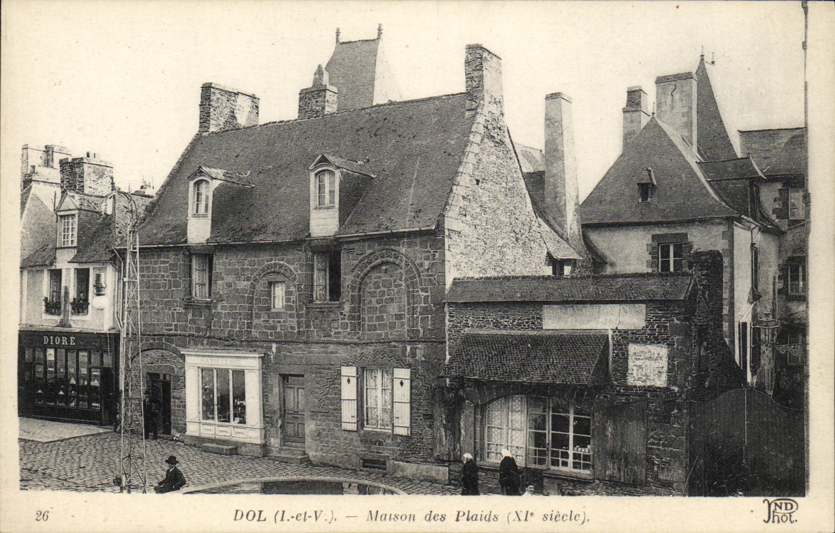 VINTAGE POSTCARD Fraud House of the Plaids