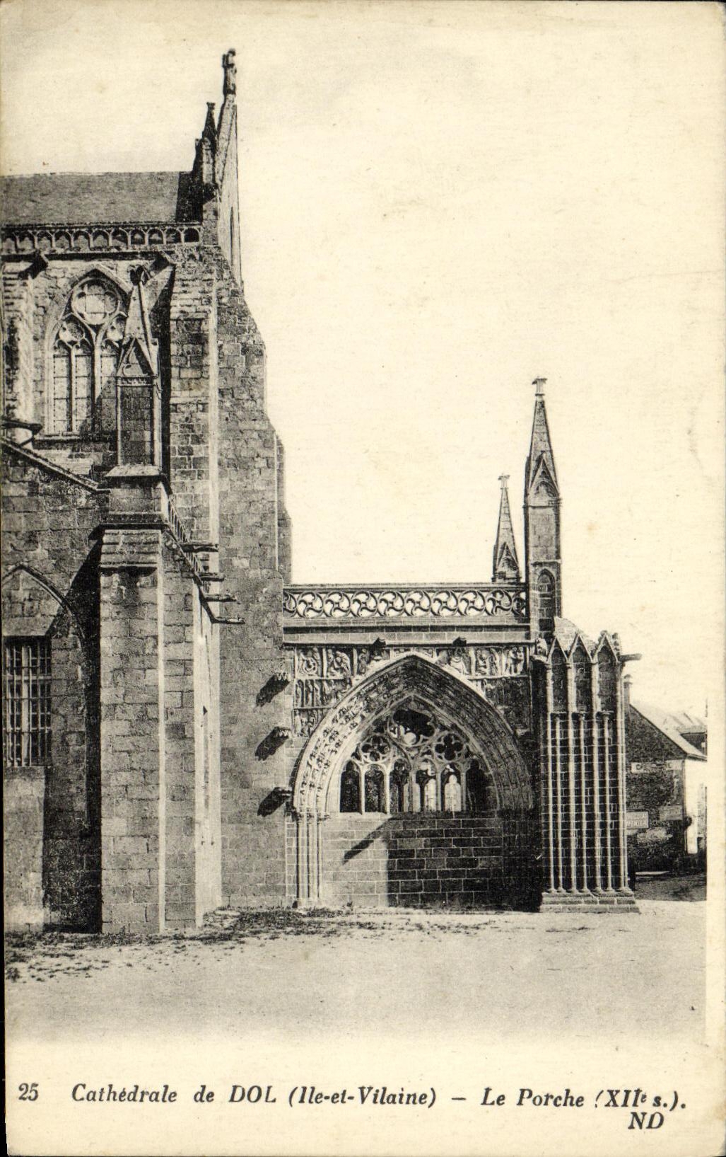 CPA Dol Cathedrale de Le Porche