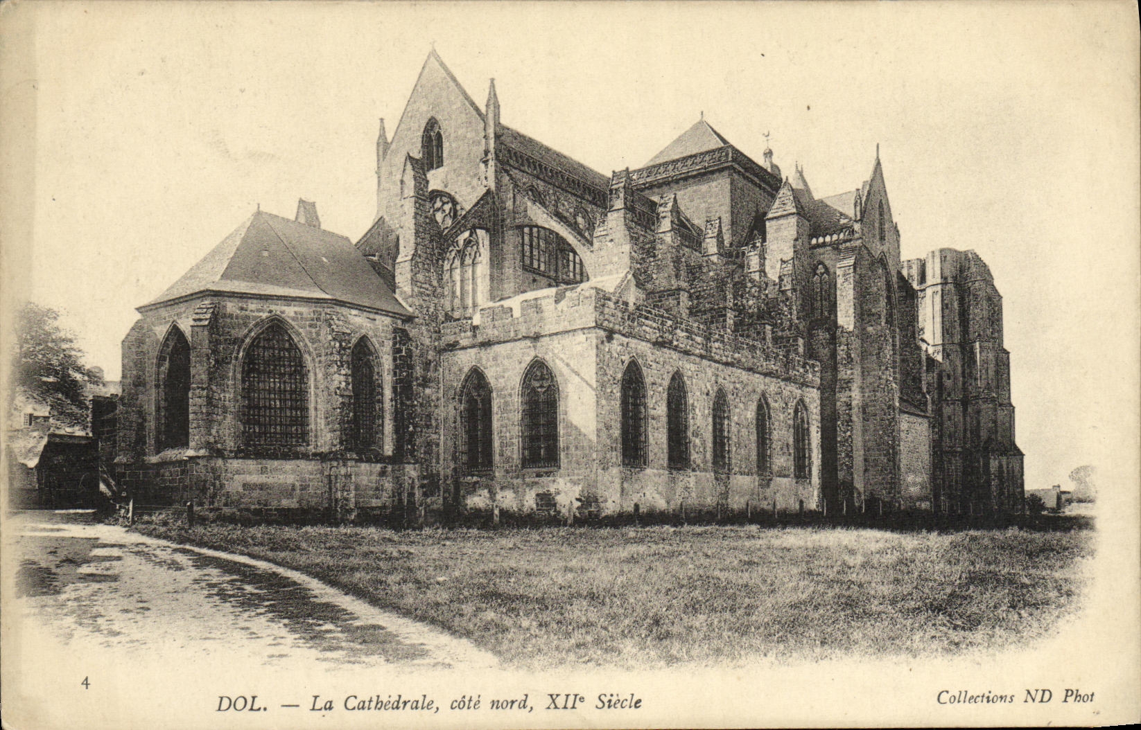VINTAGE POSTCARD Dol the Cathedral Dimensions Northern