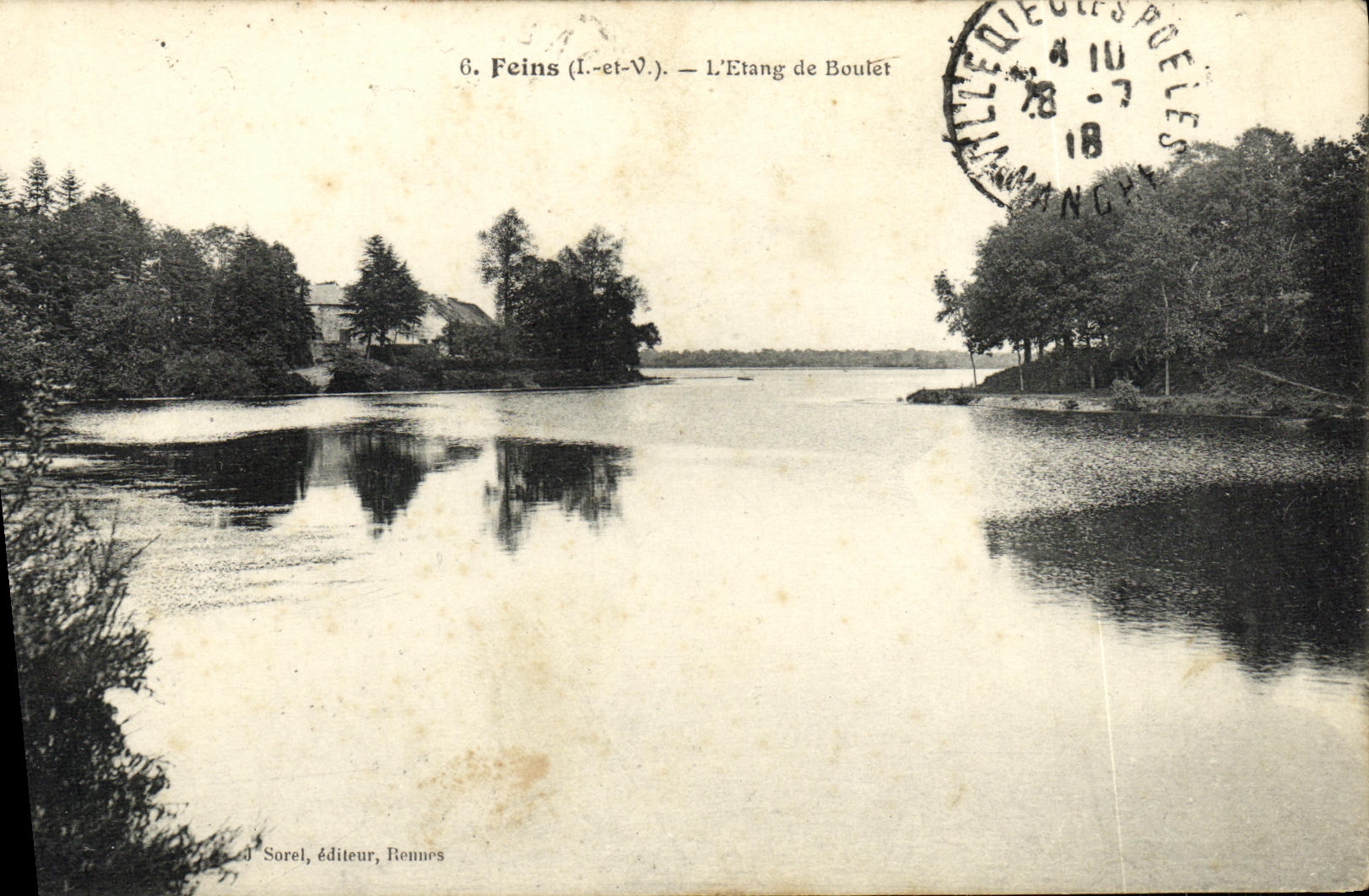 VINTAGE POSTCARD Pretend L Pond of Ball