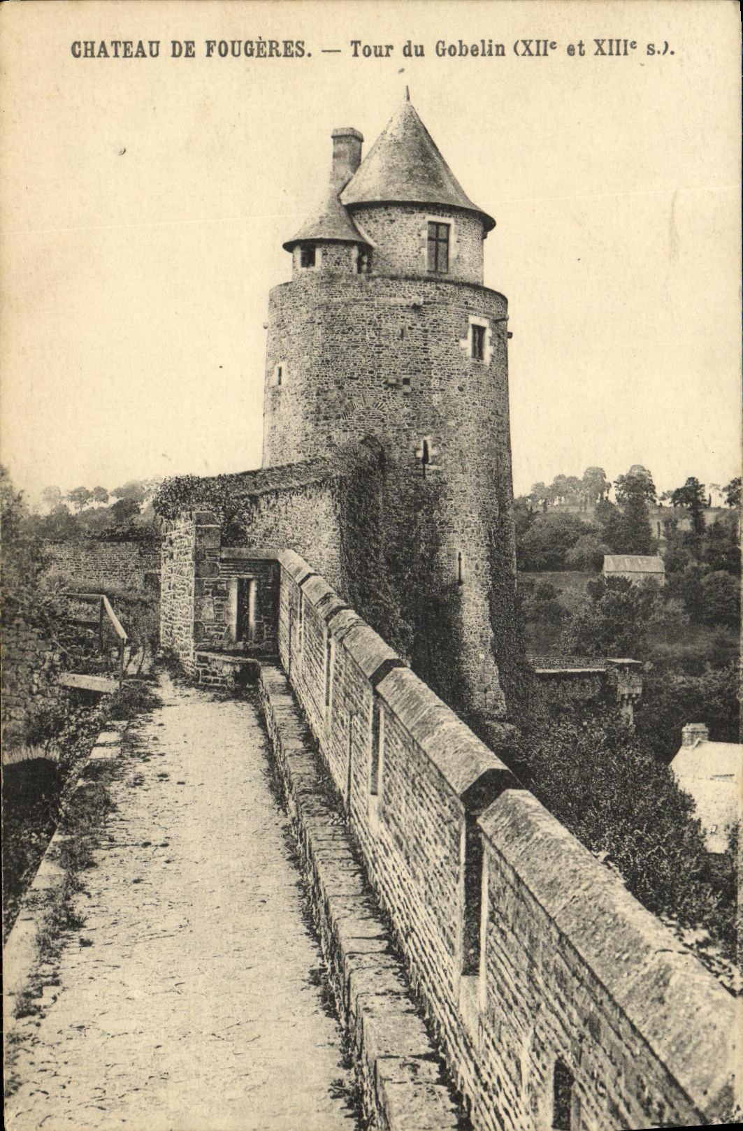 CPA Chateau de Fougeres Tour du Gobelin