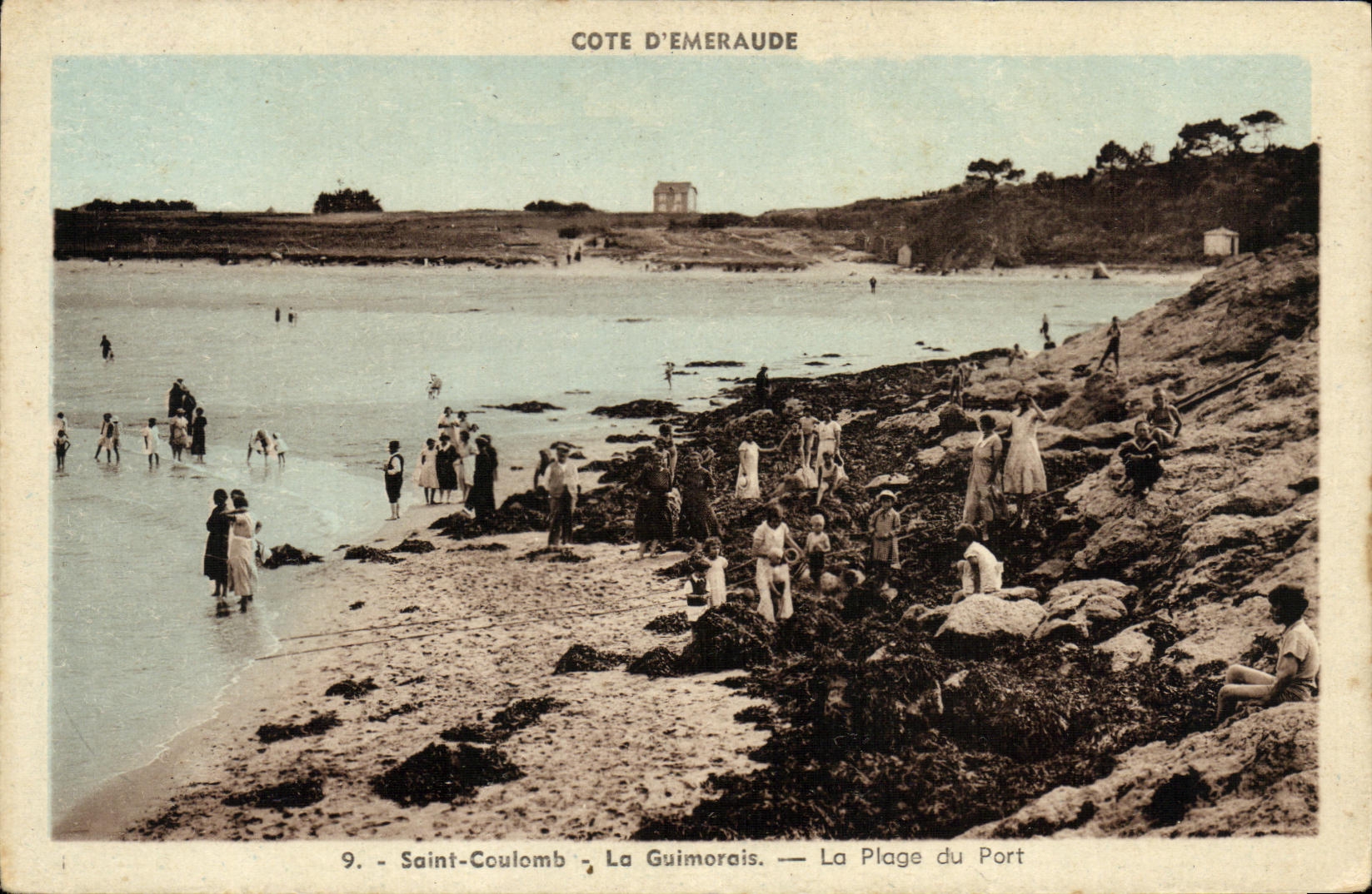 CPA Saint Coulomb La Guimorais La Plage du Port