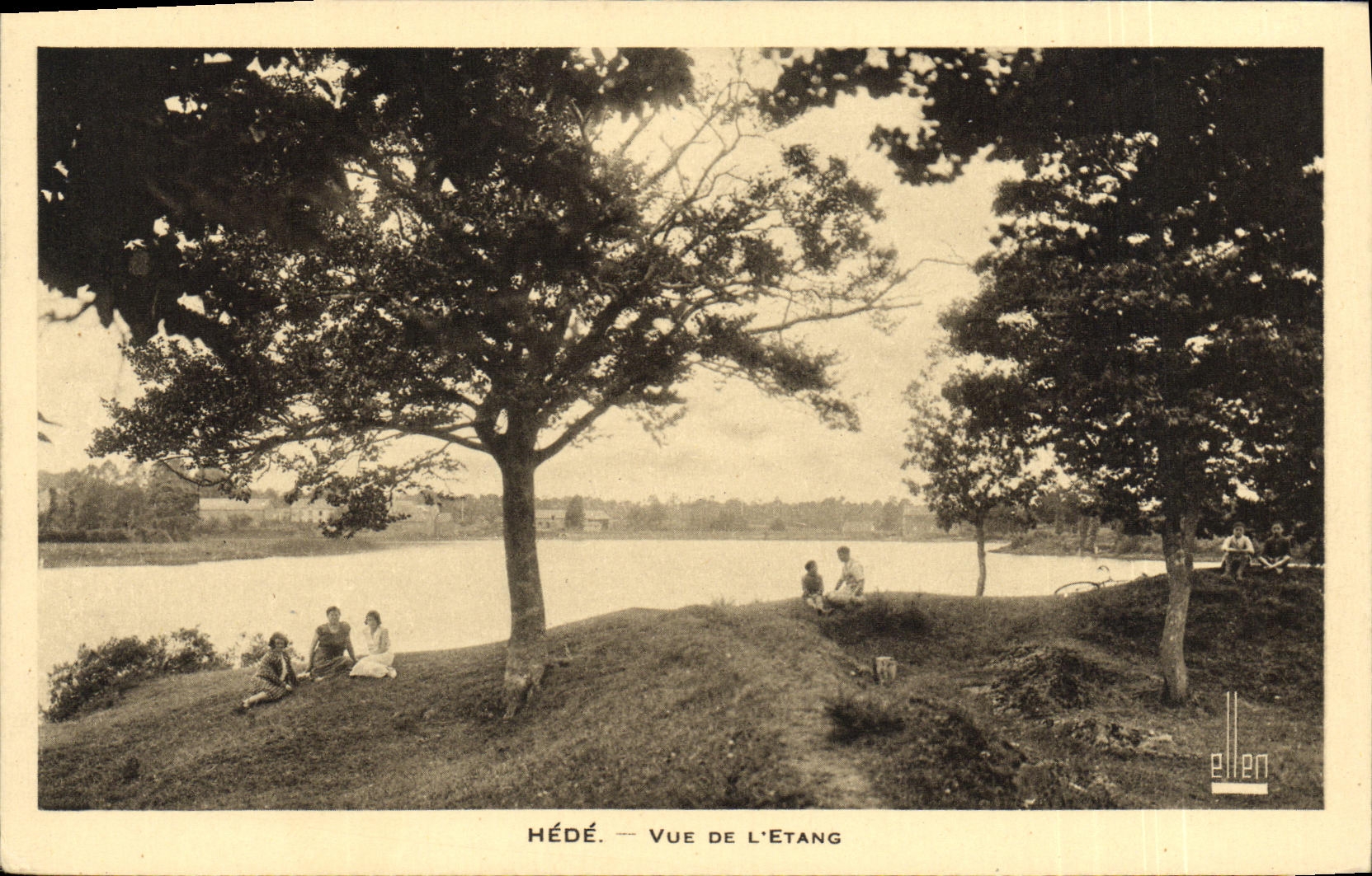 CPA Hede Vue De L Etang