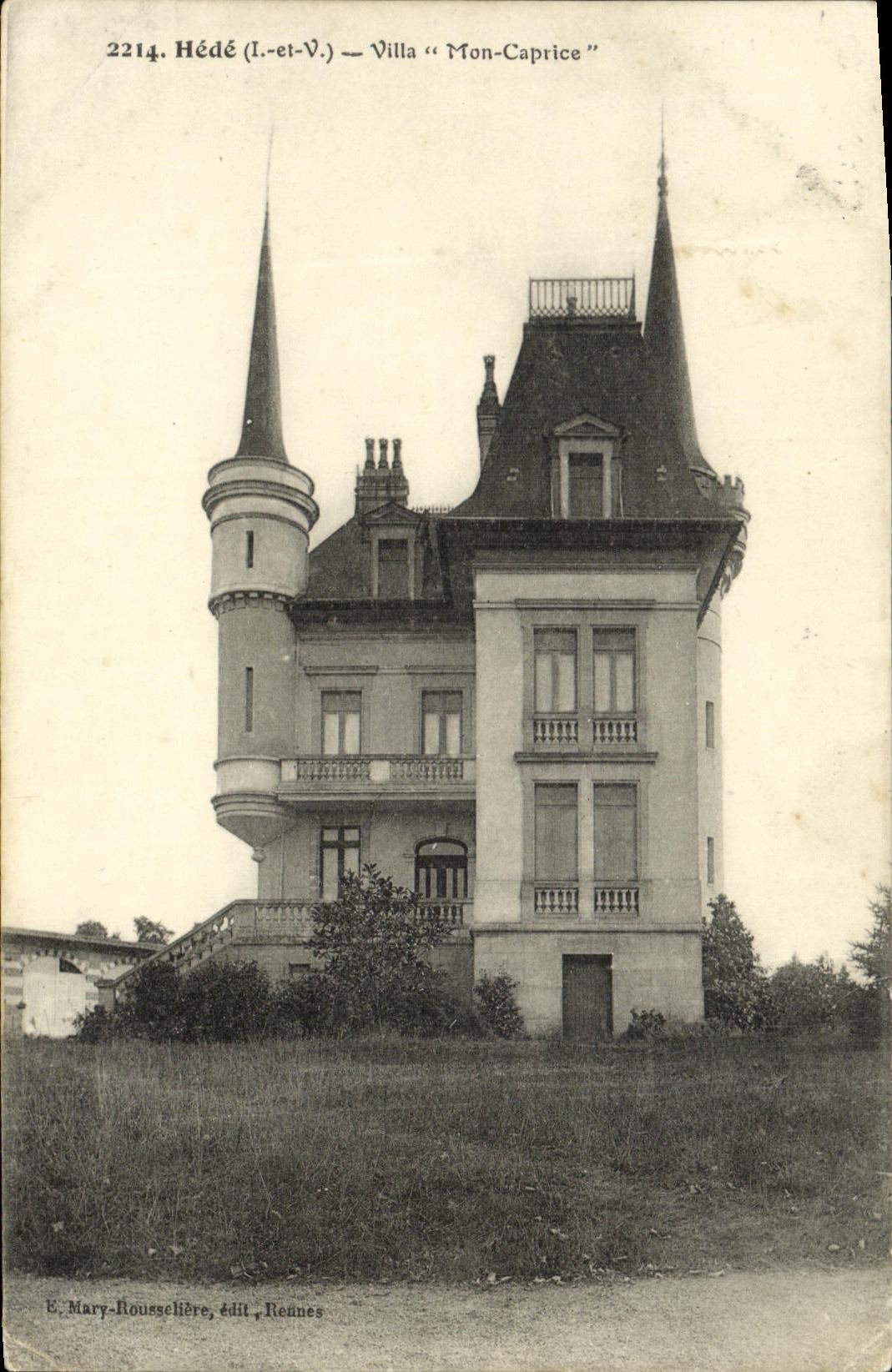 VINTAGE POSTCARD Hede Villa My Whim