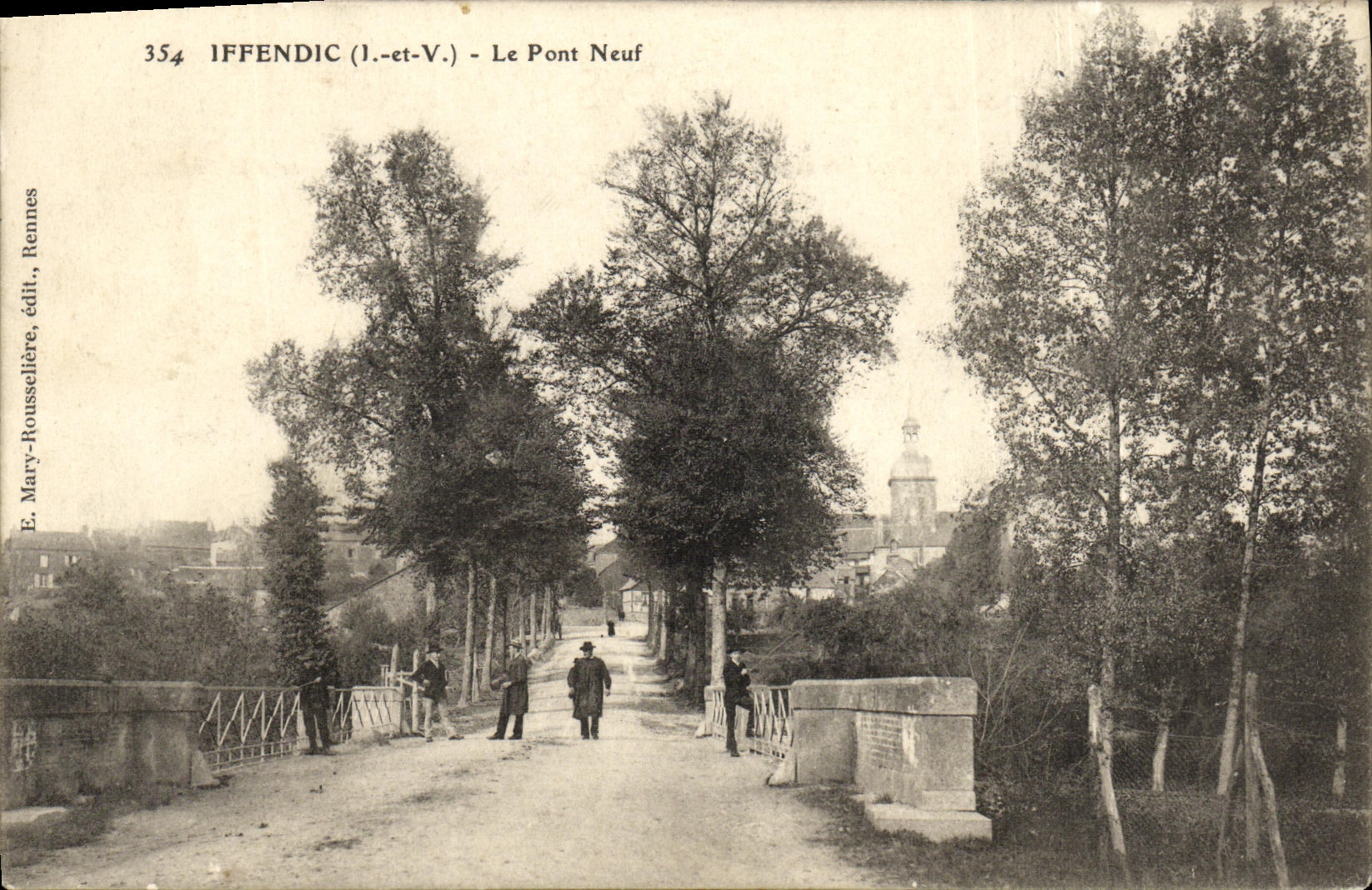 CPA Iffendic Le Pont Neuf