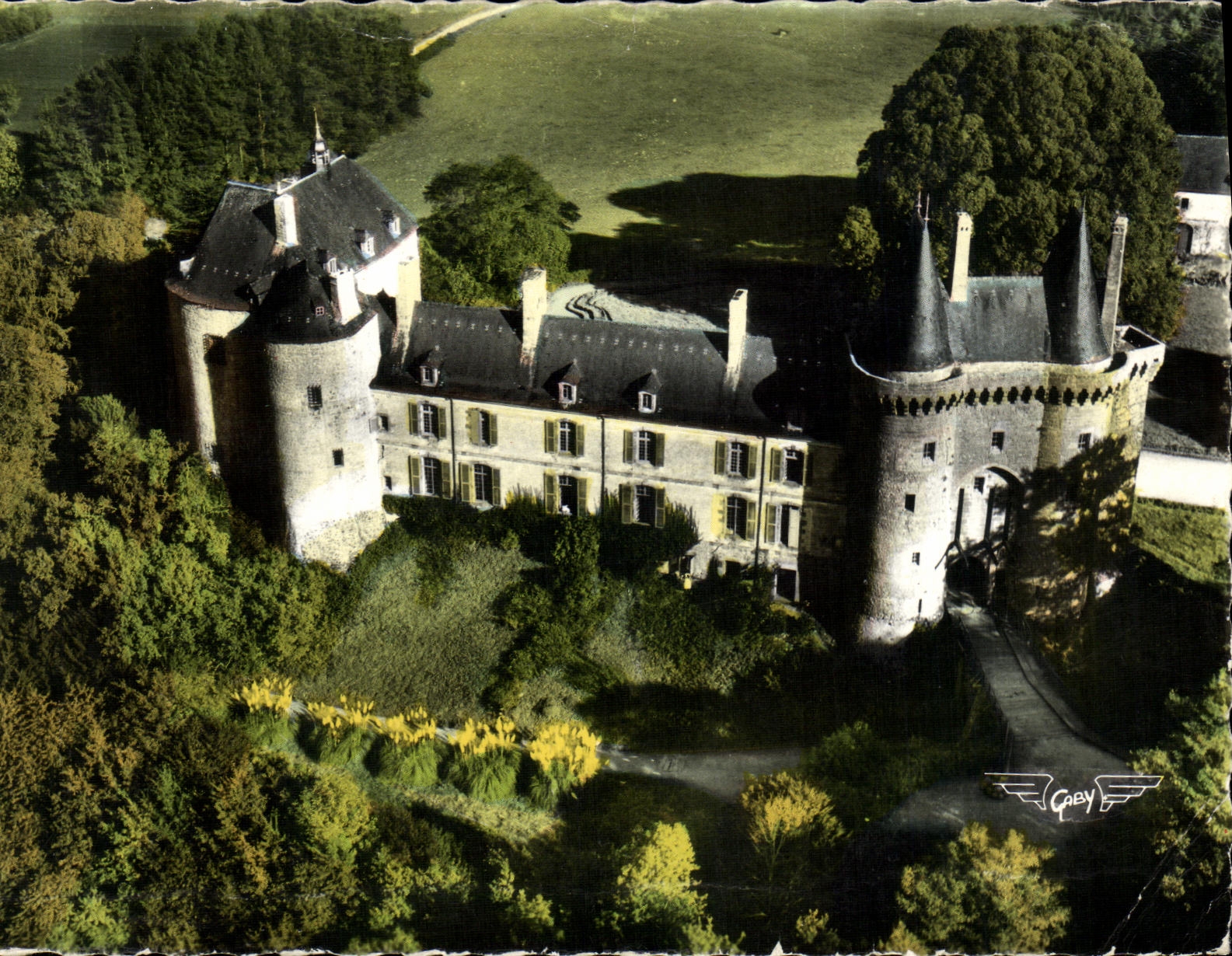 MODERN CARD Iffs Castle of Montmuran close Tinteniac