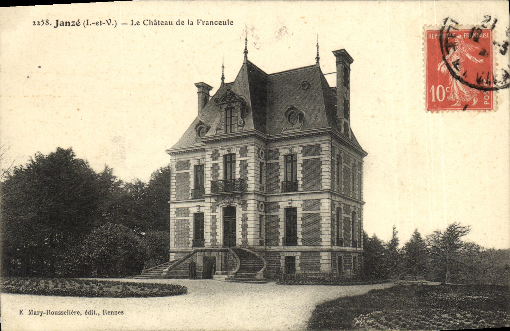 CPA Janze Le Chateau de la Franceule