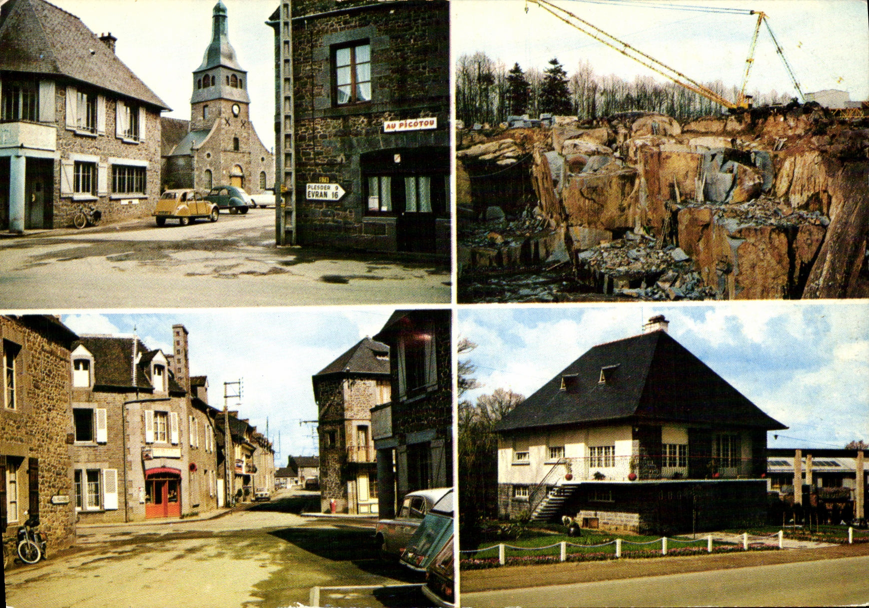 MODERN CARD Lanhelin ISCED Of the Granite Plesder Evran In Picotou