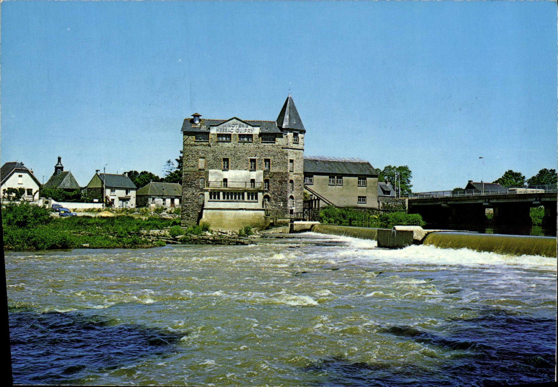 CPM Messac Guipry le Moulin et le Barrage sur la Vilaine