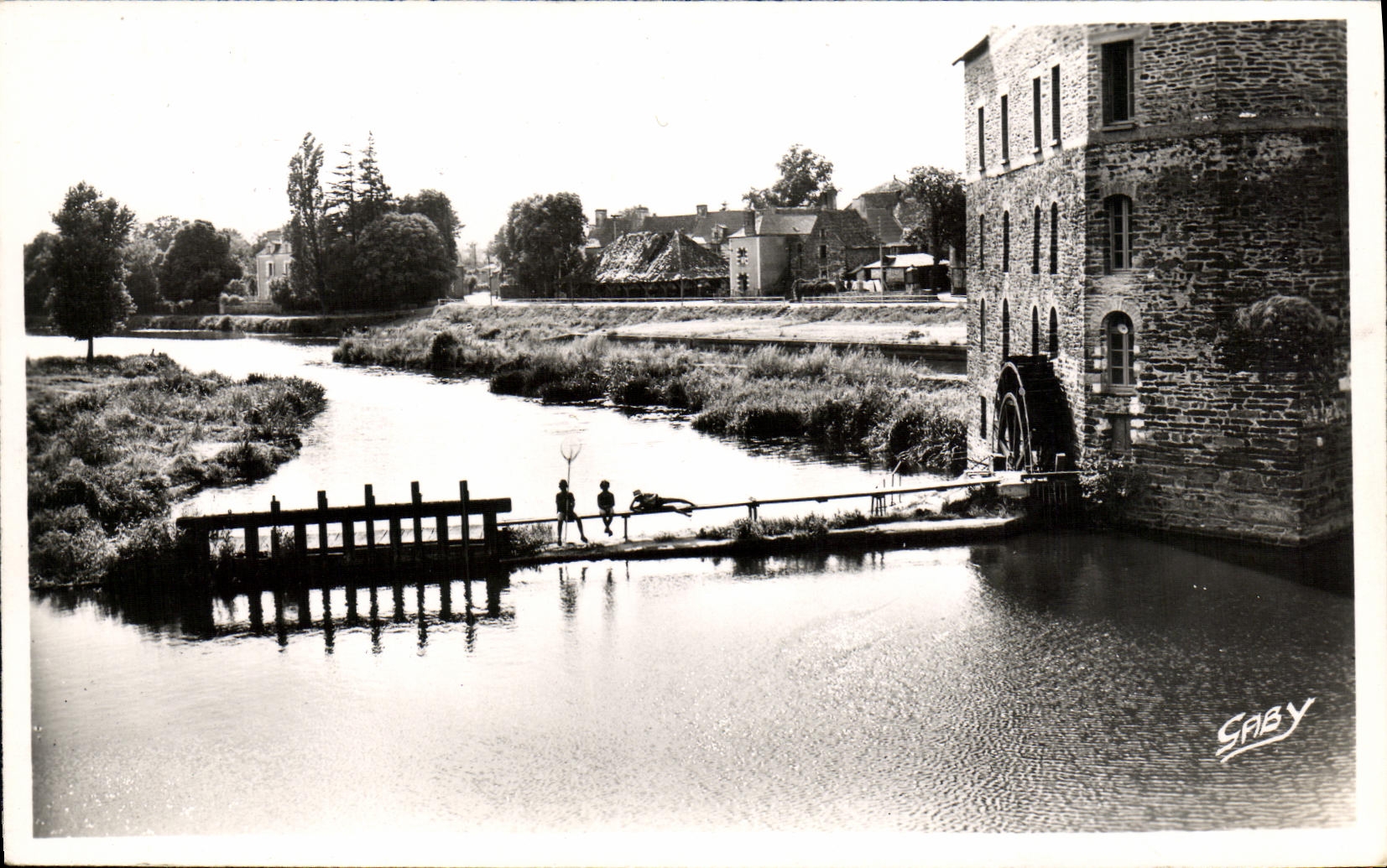 MODERN CARD Messac Guipry the Outfall on the Unpleasant one