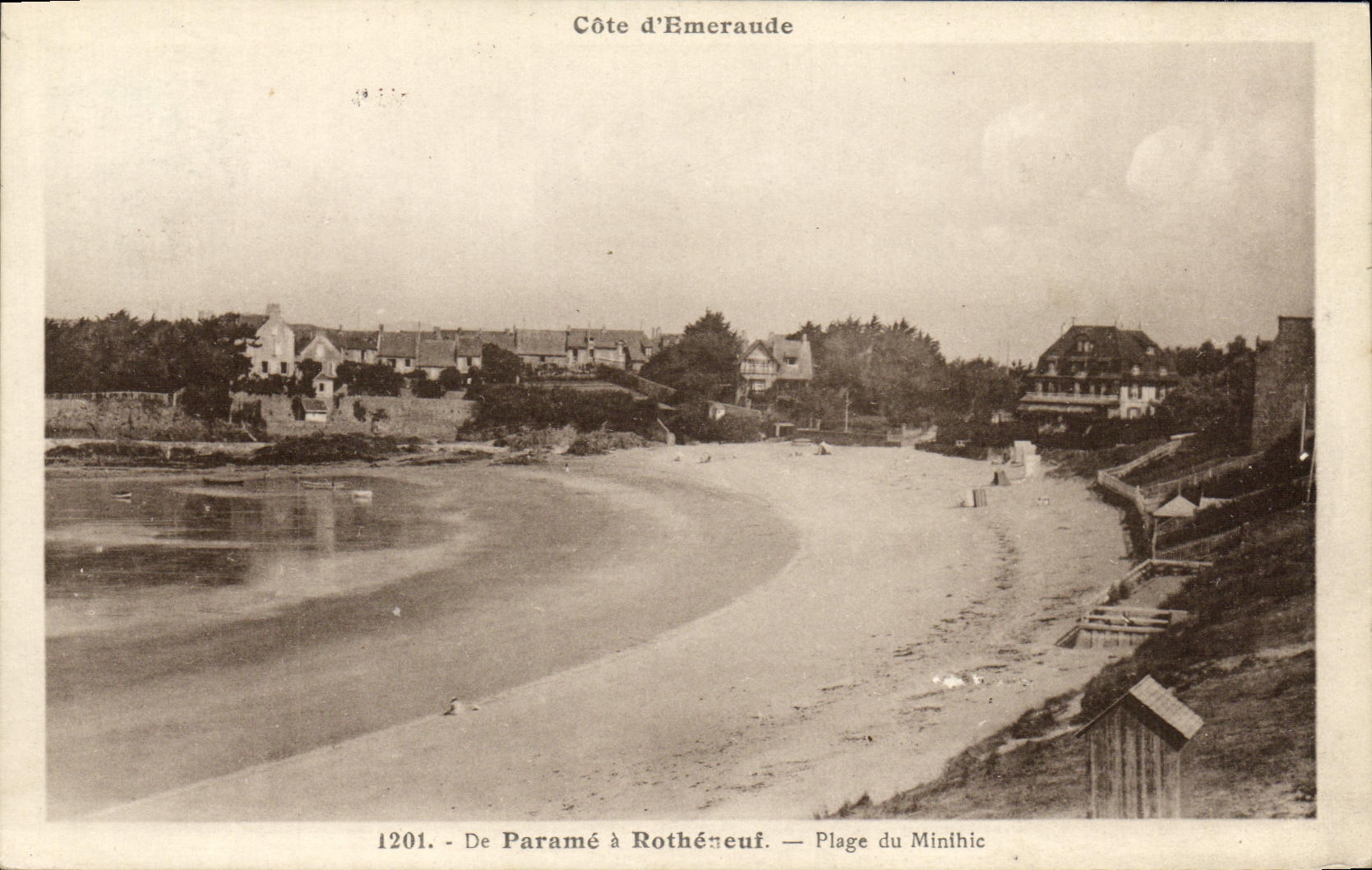 CPA Parame a Rotheneuf Plage du Minihic