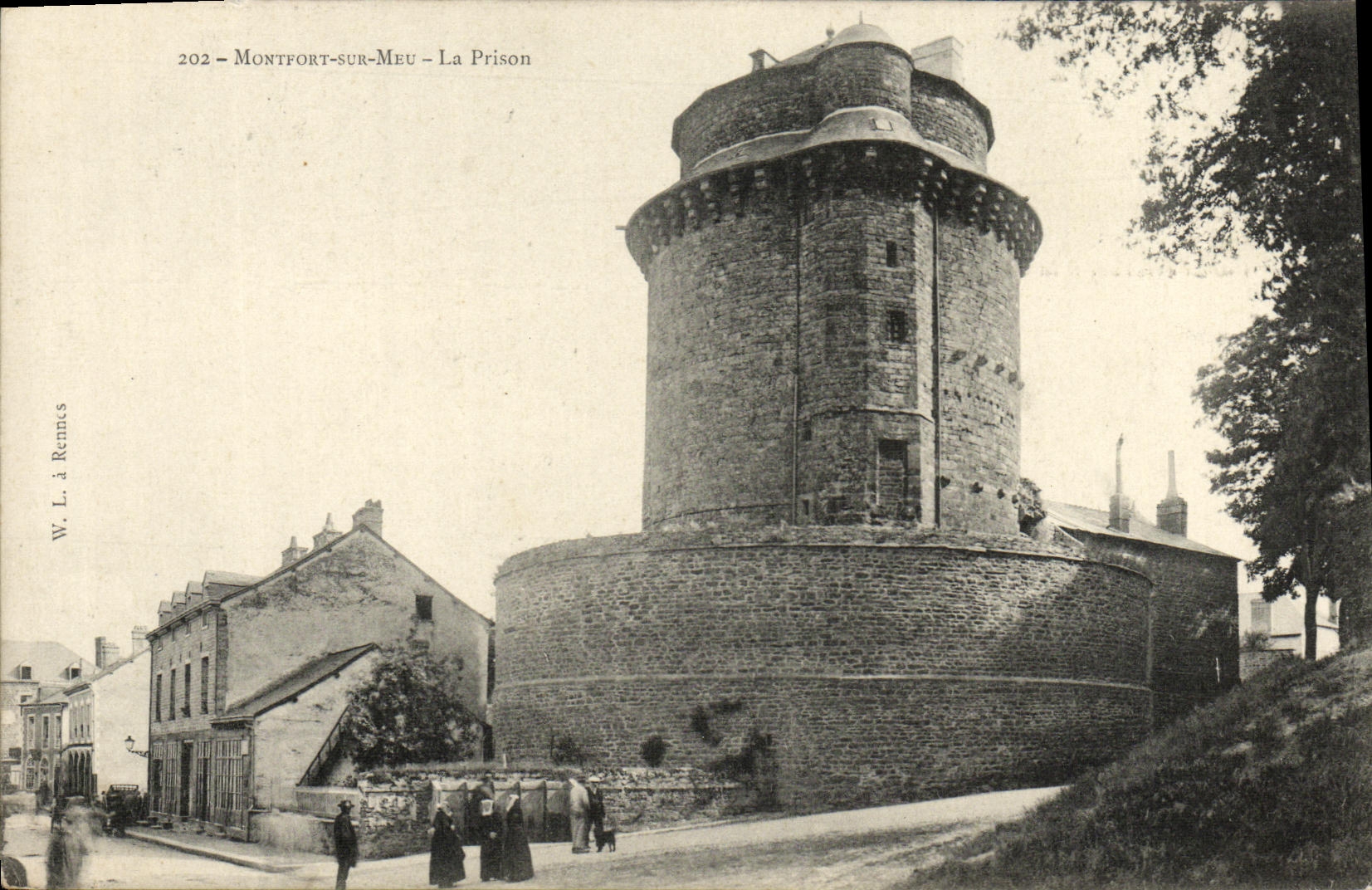 CPA La Bretagne Montfort Sur Meu La Prison