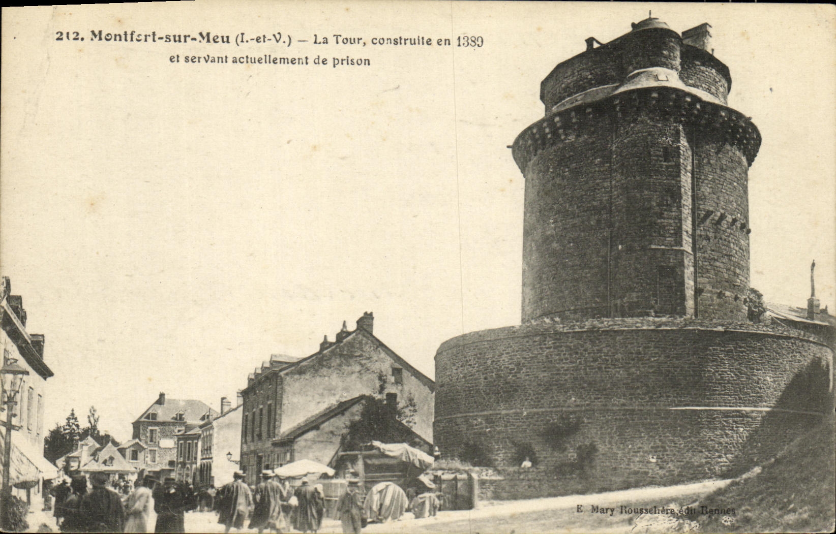 CPA La Bretagne Montfort Sur Meu La Tour Construite en 1389 Prison