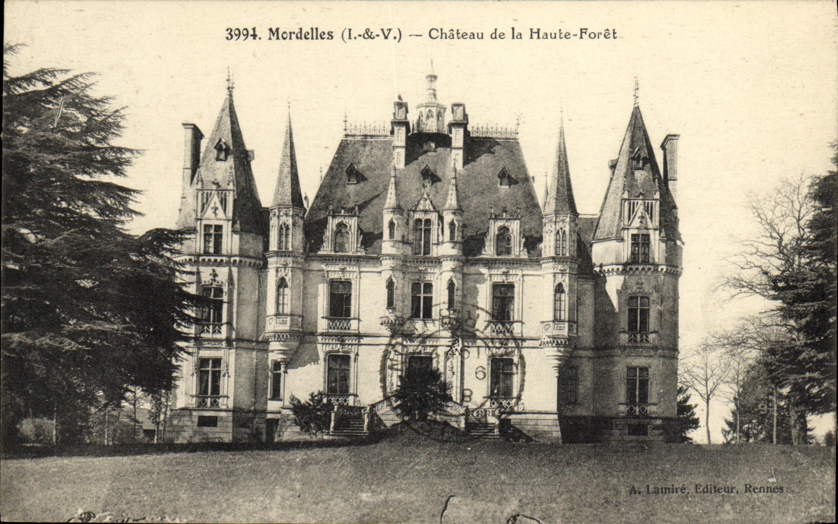 CPA Mordelles Chateau de la Haute Foret