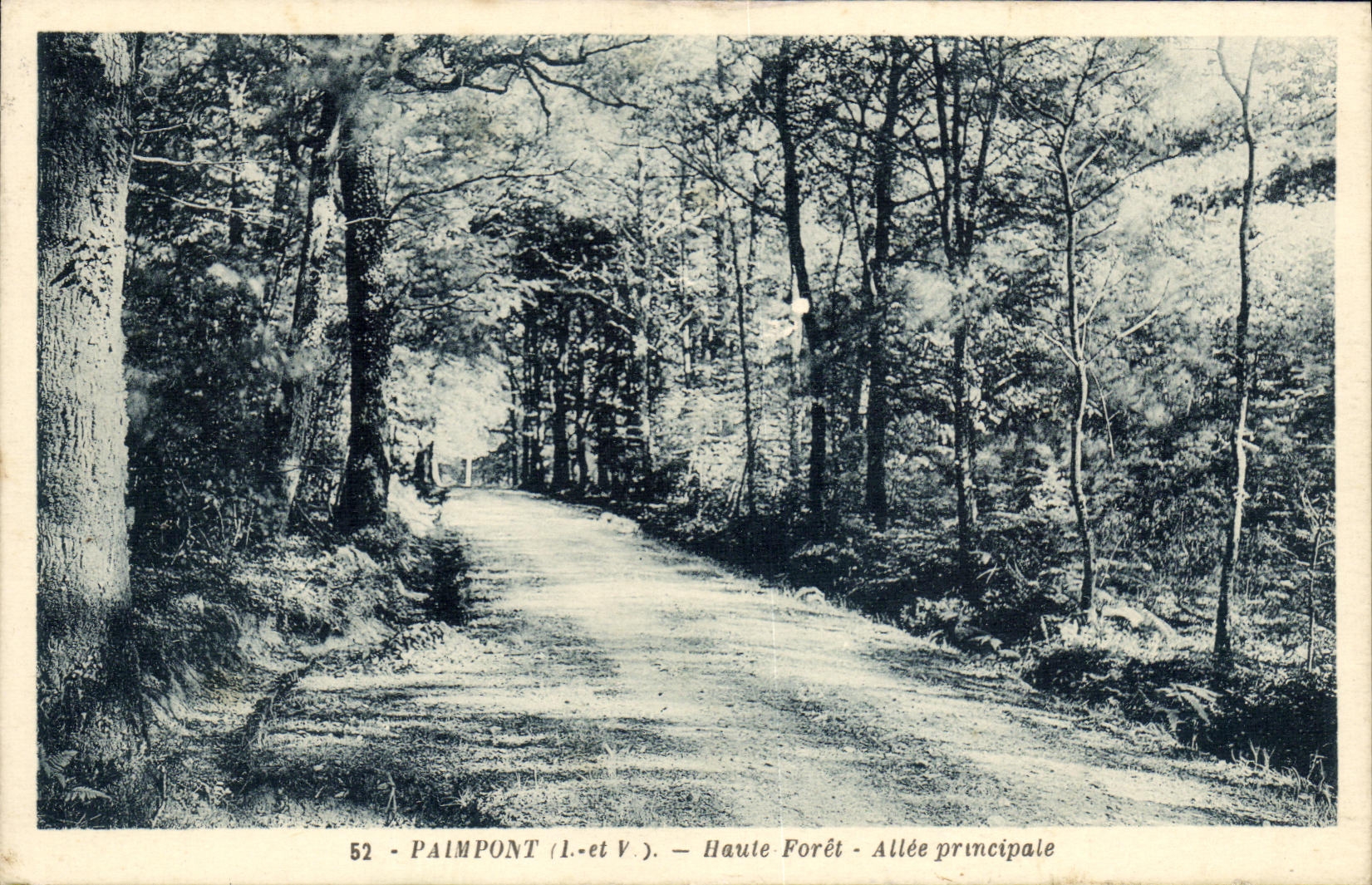 VINTAGE POSTCARD Paimpont High Drill Gone Prinpale