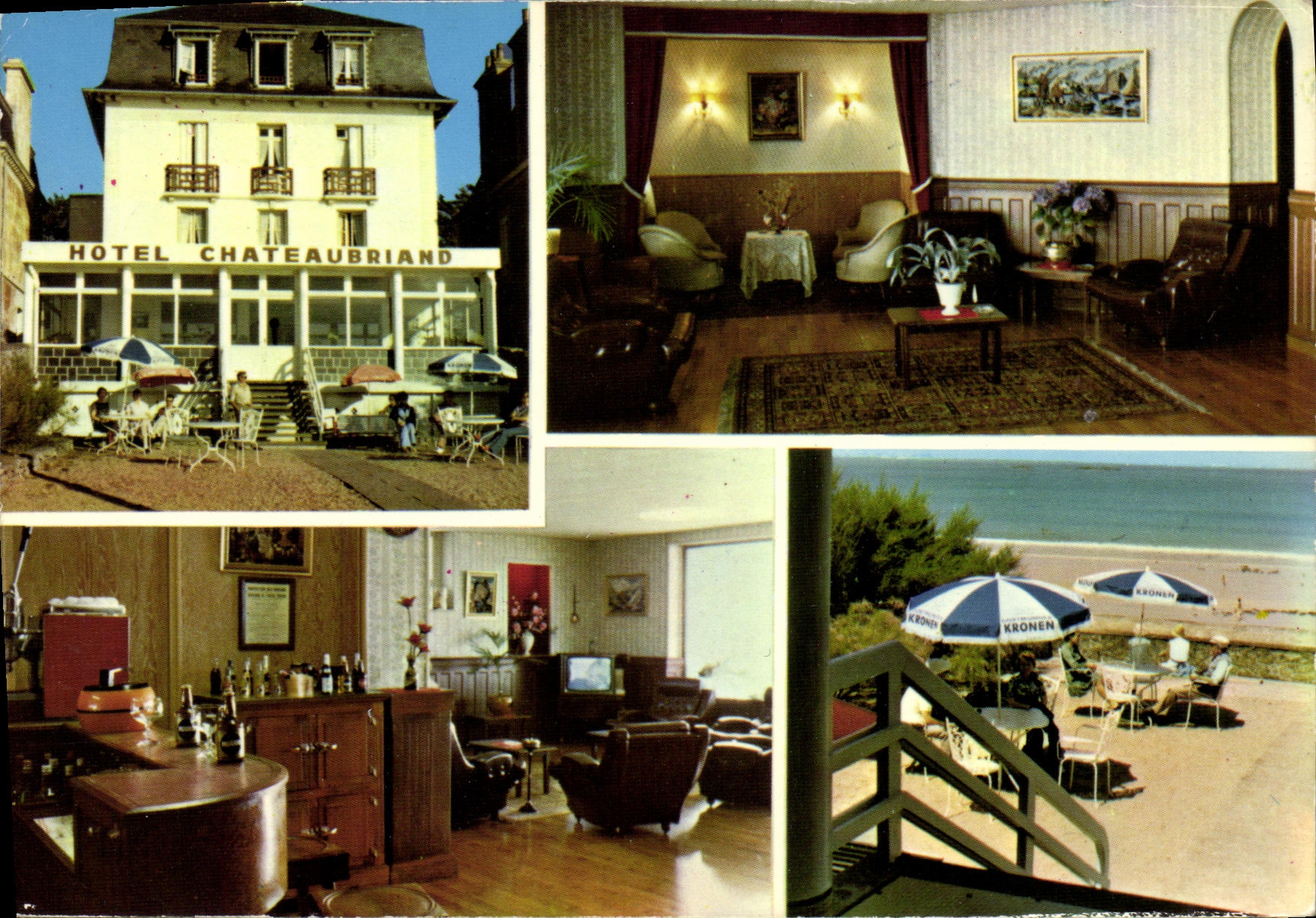CPM Parame Saint Malo Hotel Chateaubriand Boulevard Hebert